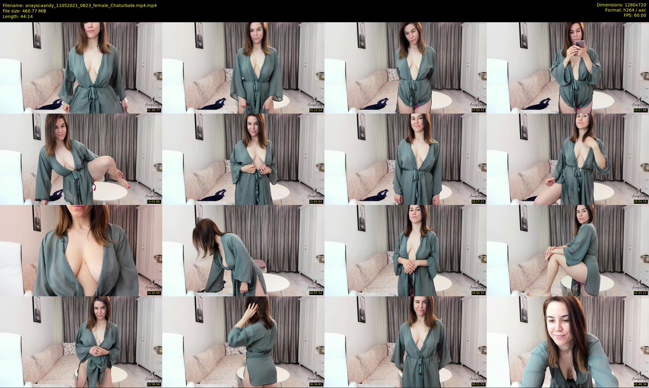 anayscaandy — 45 minute Chaturbate female cam show recording, 720p, May 11, 2021