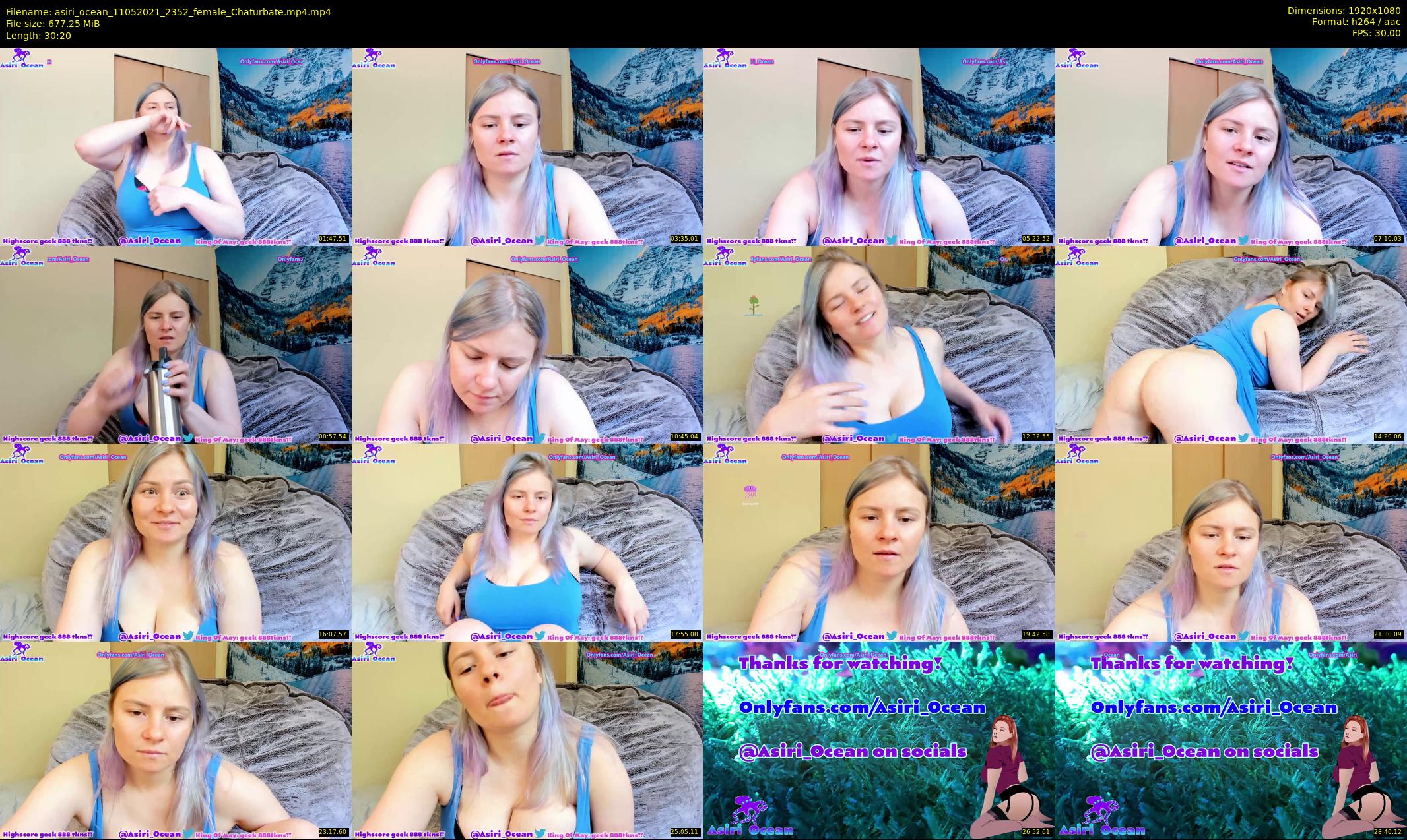 asiri_ocean — 31 minute Chaturbate female cam show recording, 1080p, May 11, 2021