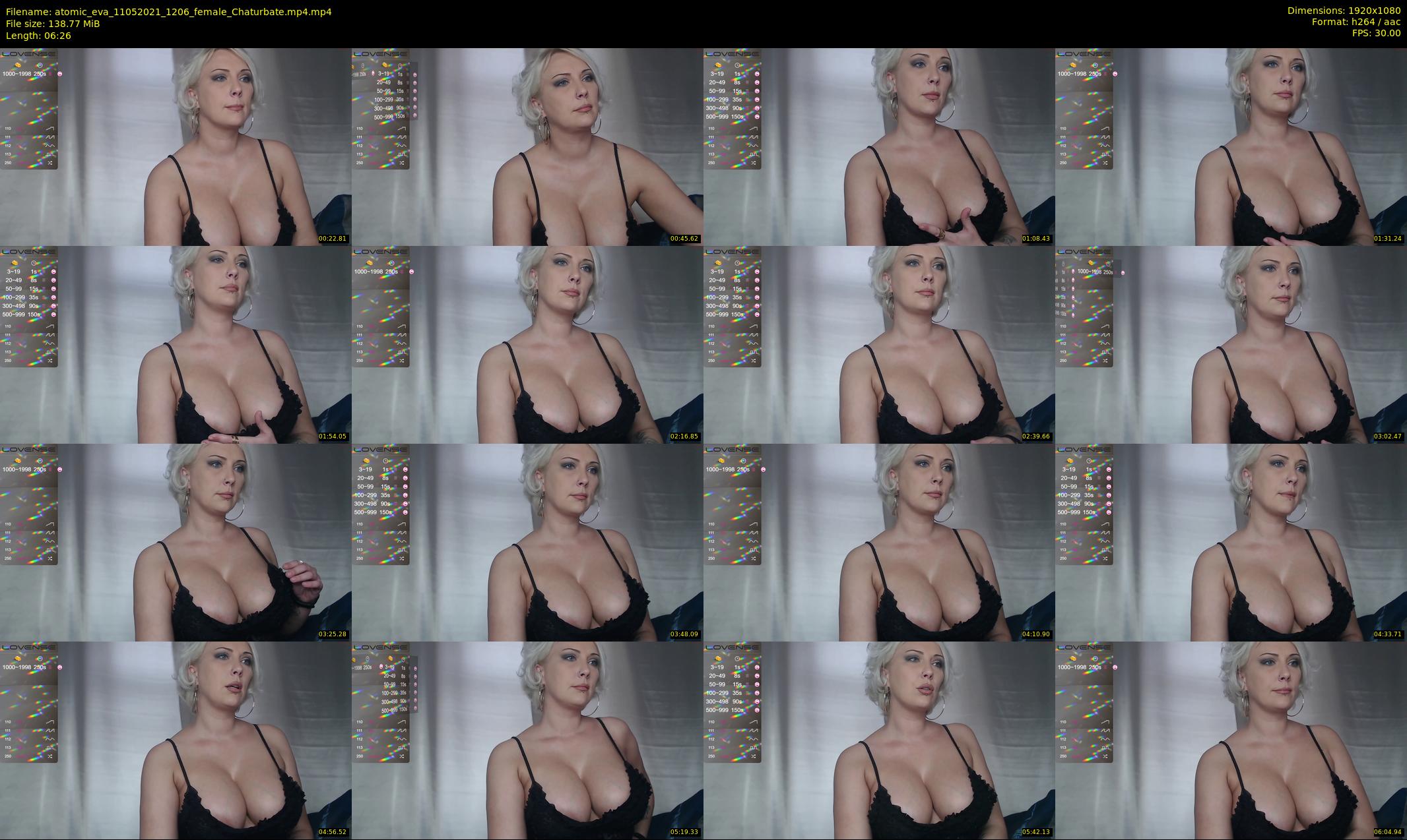 atomic_eva — 7 minute Chaturbate female cam show recording, 1080p, May 11, 2021