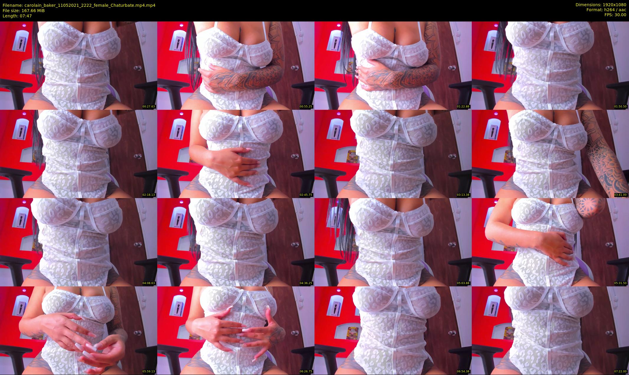 carolain_baker — 8 minute Chaturbate female cam show recording, 1080p, May 11, 2021