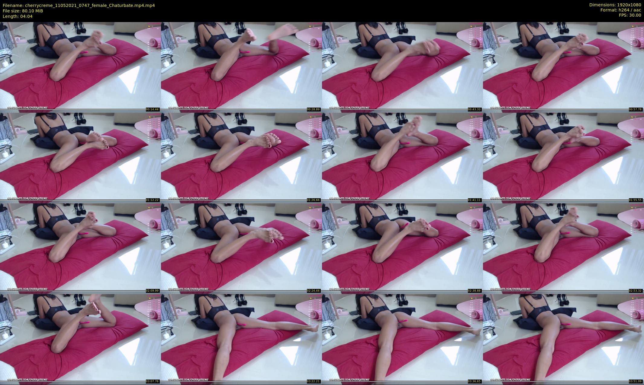 cherrycreme — 5 minute Chaturbate female cam show recording, 1080p, May 11, 2021