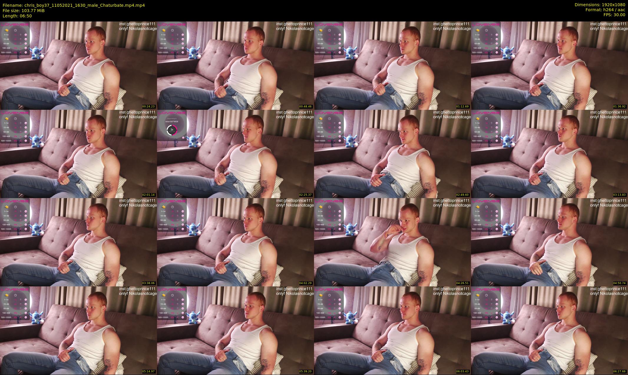 chris_boy37 — 7 minute Chaturbate male cam show recording, 1080p, May 11, 2021