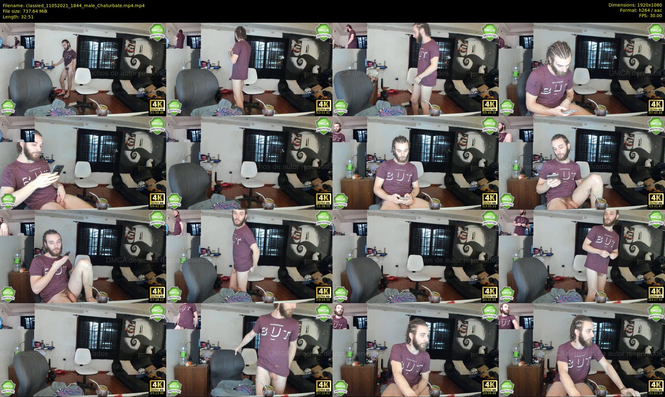 classied — 33 minute Chaturbate male cam show recording, 1080p, May 11, 2021