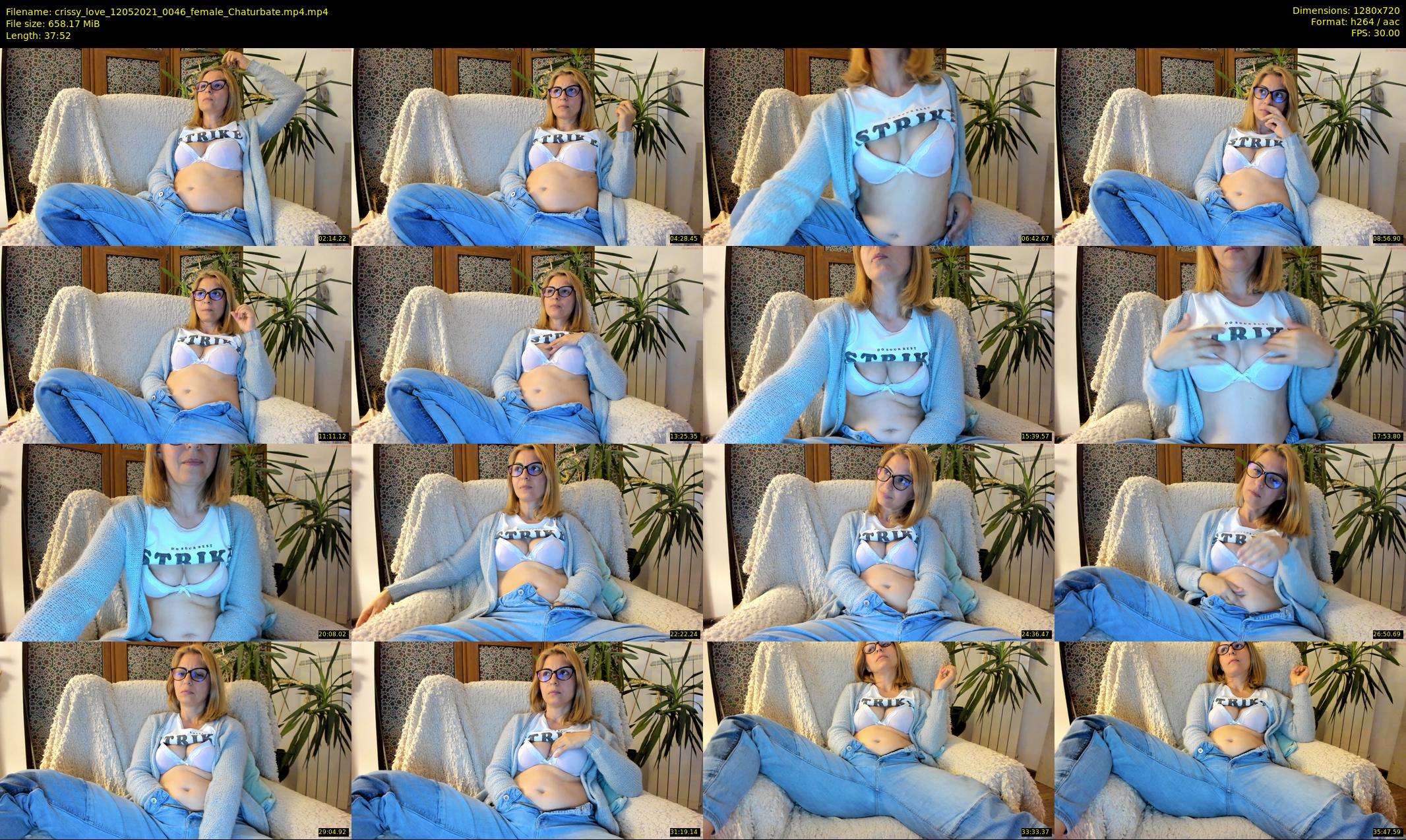 crissy_love — 38 minute Chaturbate female cam show recording, 720p, May 12, 2021
