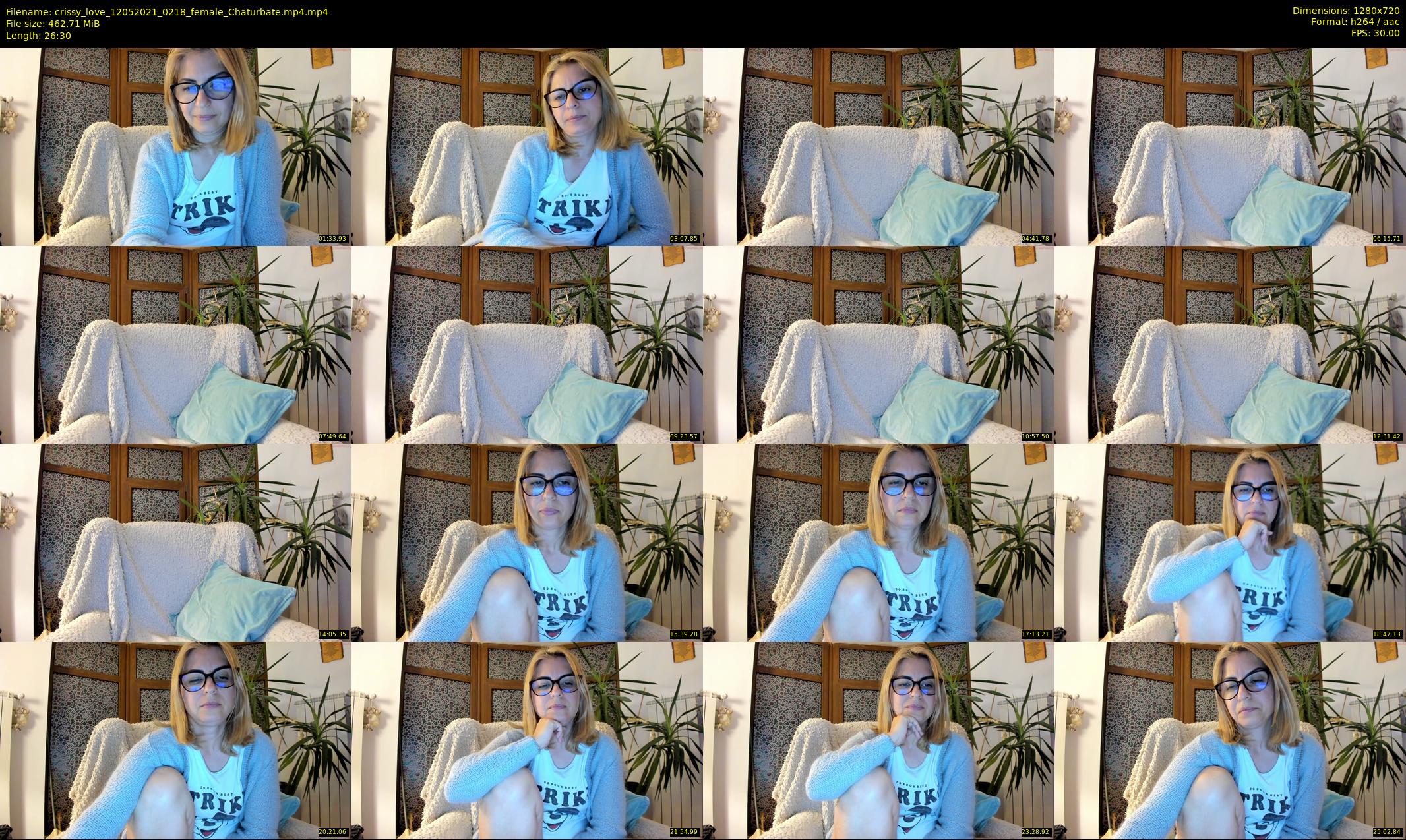 crissy_love — 27 minute Chaturbate female cam show recording, 720p, May 12, 2021