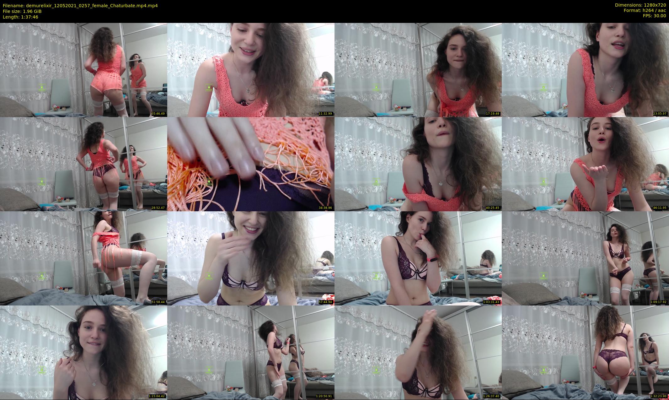 demurelixir — 98 minute Chaturbate female cam show recording, 720p, May 12, 2021