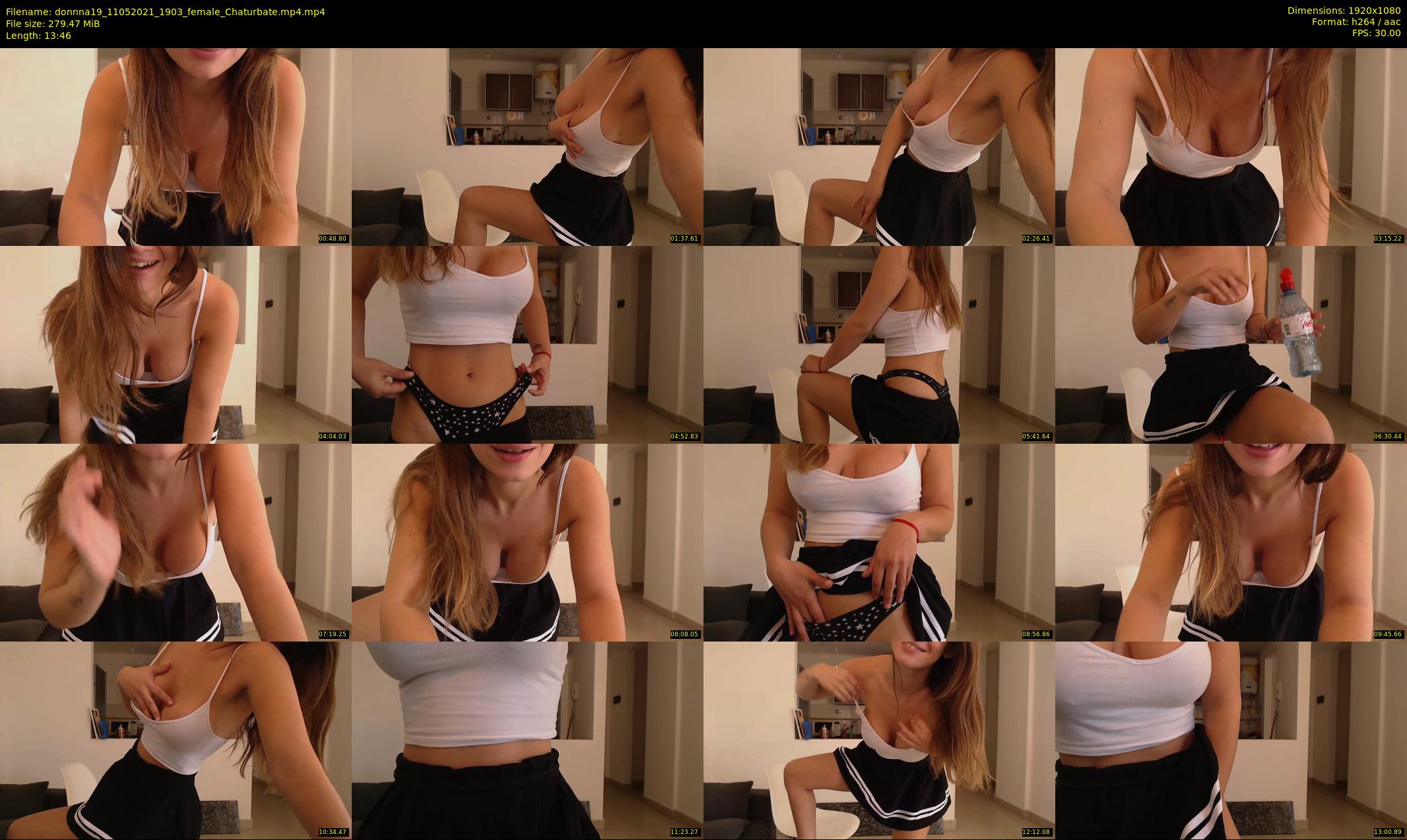 donnna19 — 14 minute Chaturbate female cam show recording, 1080p, May 11, 2021