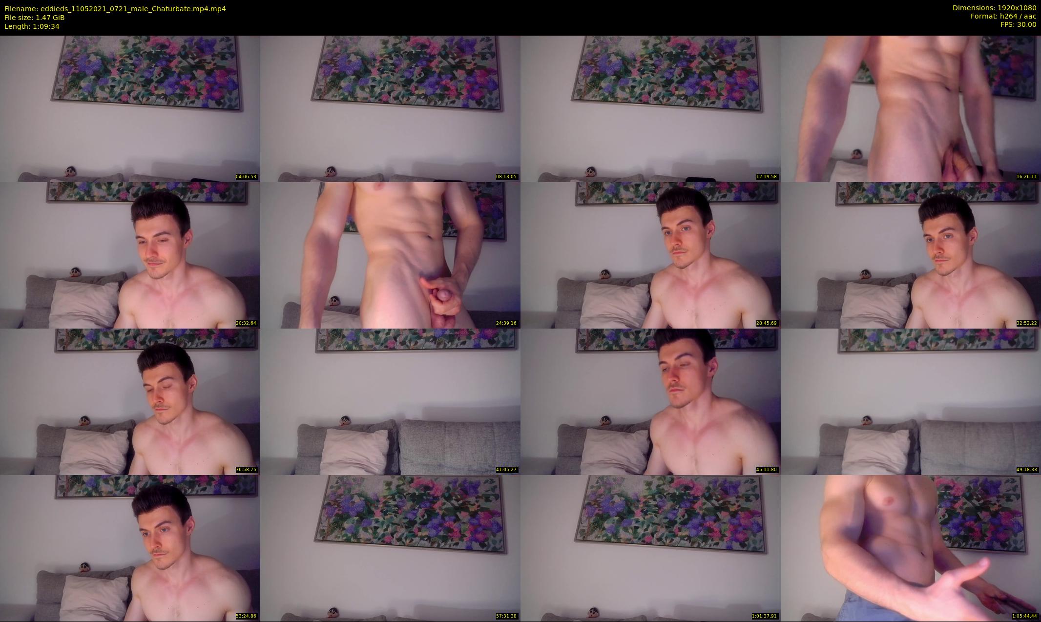 eddieds — 70 minute Chaturbate male cam show recording, 1080p, May 11, 2021