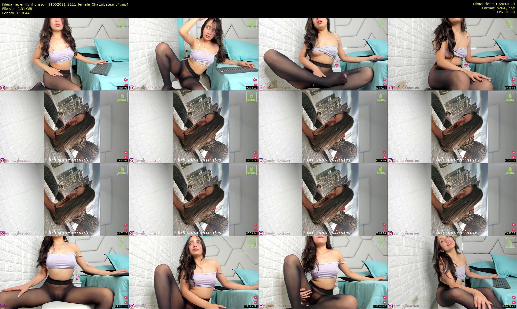 emily_jhonsson — 79 minute Chaturbate female cam show recording, 1080p, May 11, 2021