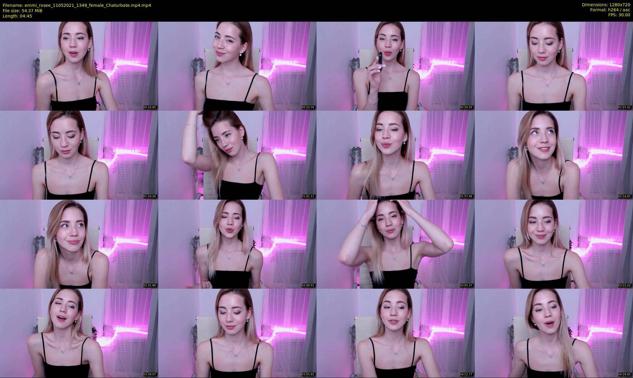 emmi_rosee — 5 minute Chaturbate female cam show recording, 720p, May 11, 2021