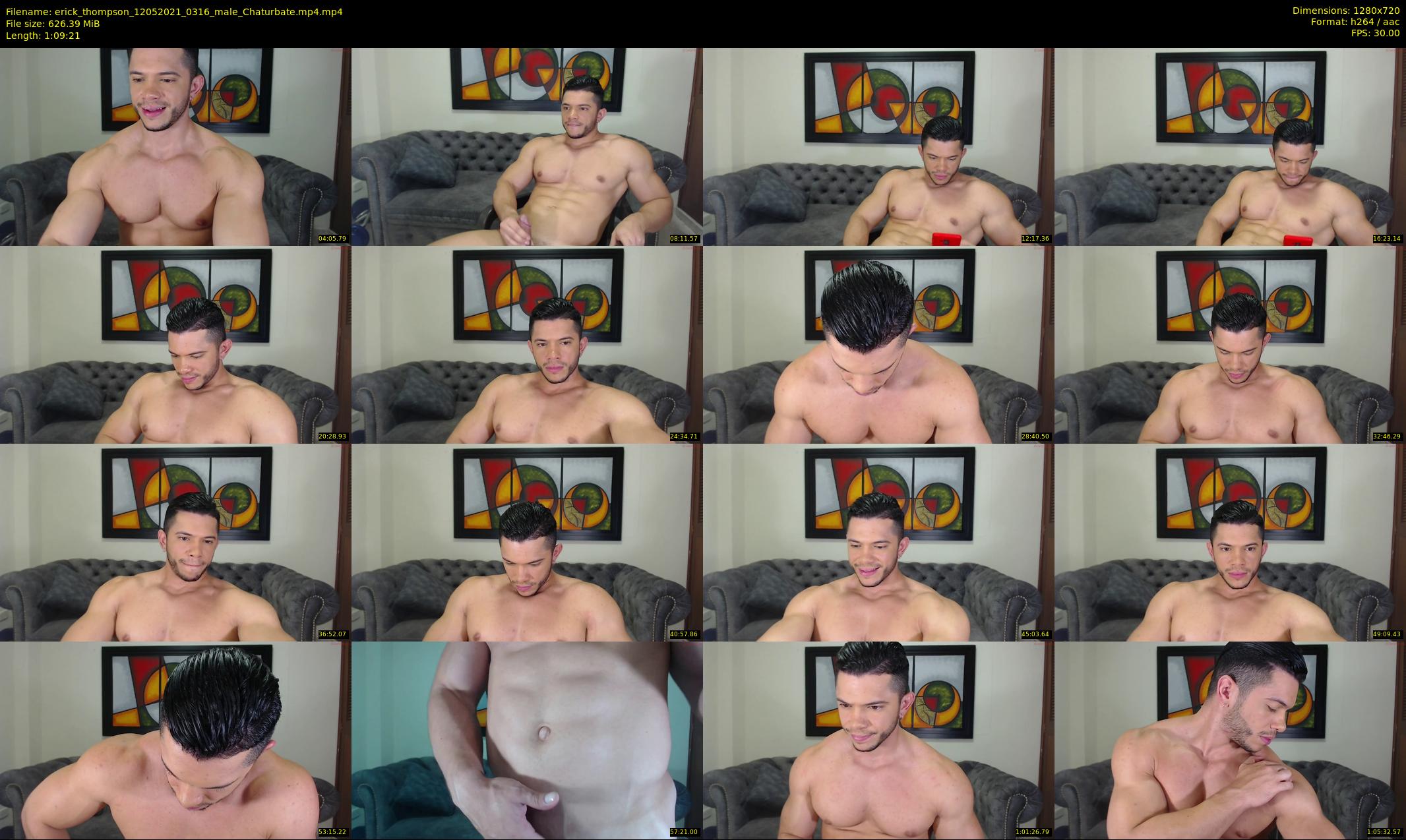 erick_thompson — 70 minute Chaturbate male cam show recording, 720p, May 12, 2021