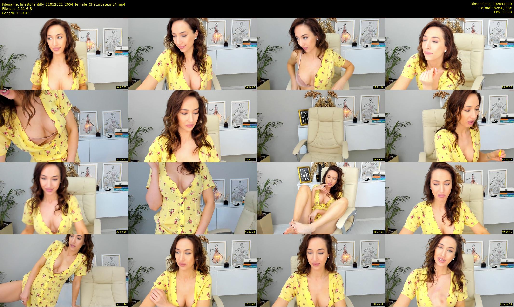 finestchantilly — 70 minute Chaturbate female cam show recording, 1080p, May 11, 2021