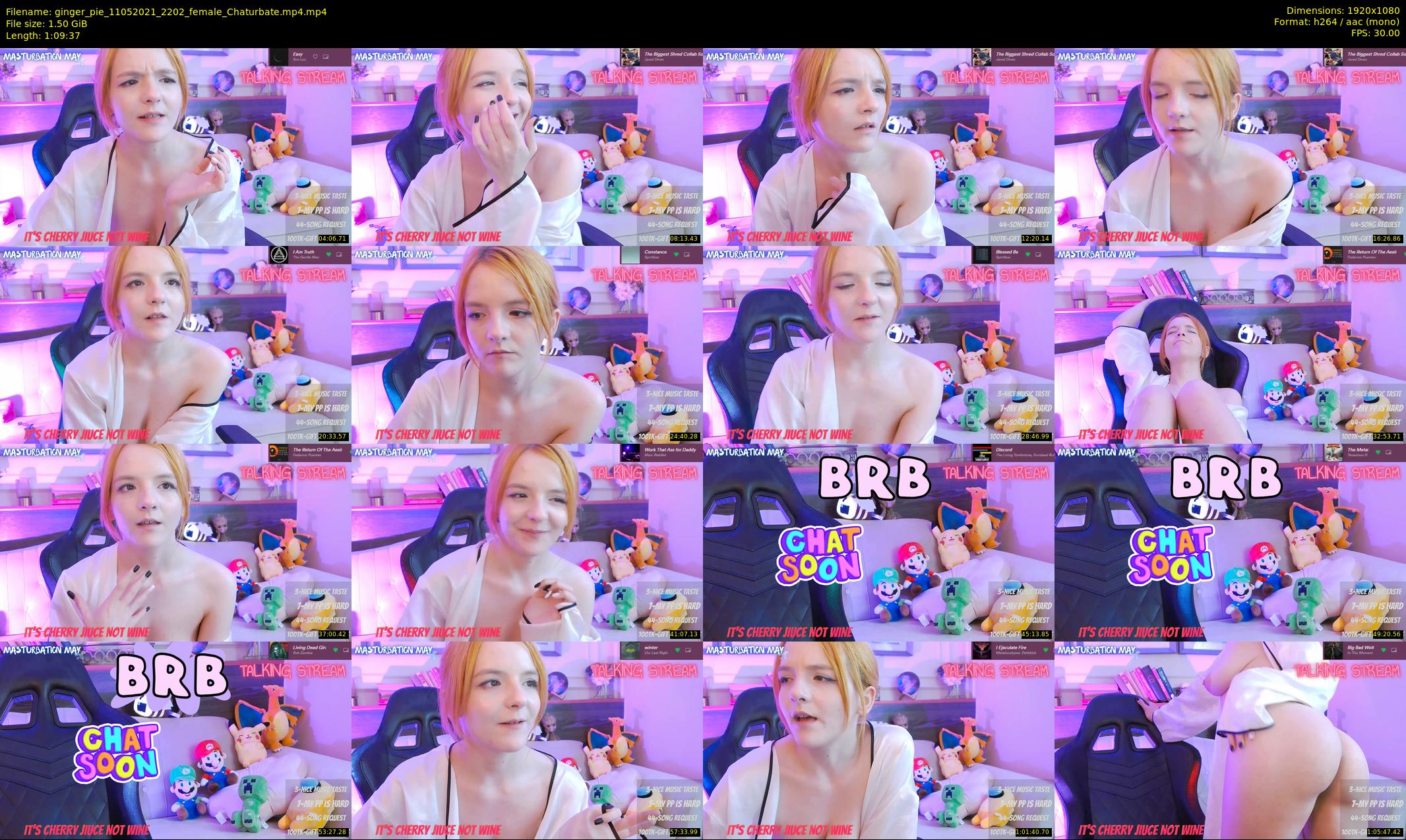 ginger_pie — 70 minute Chaturbate female cam show recording, 1080p, May 11, 2021