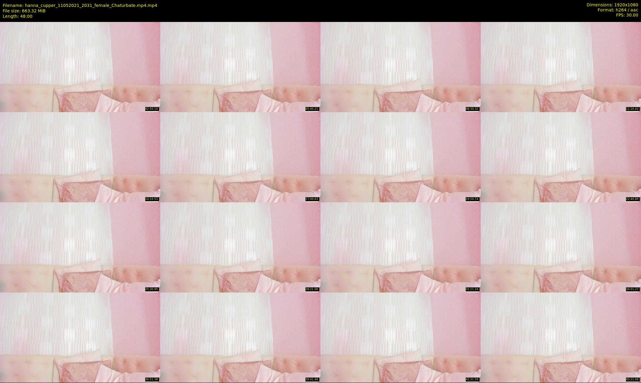 hanna_cupper — 48 minute Chaturbate female cam show recording, 1080p, May 11, 2021