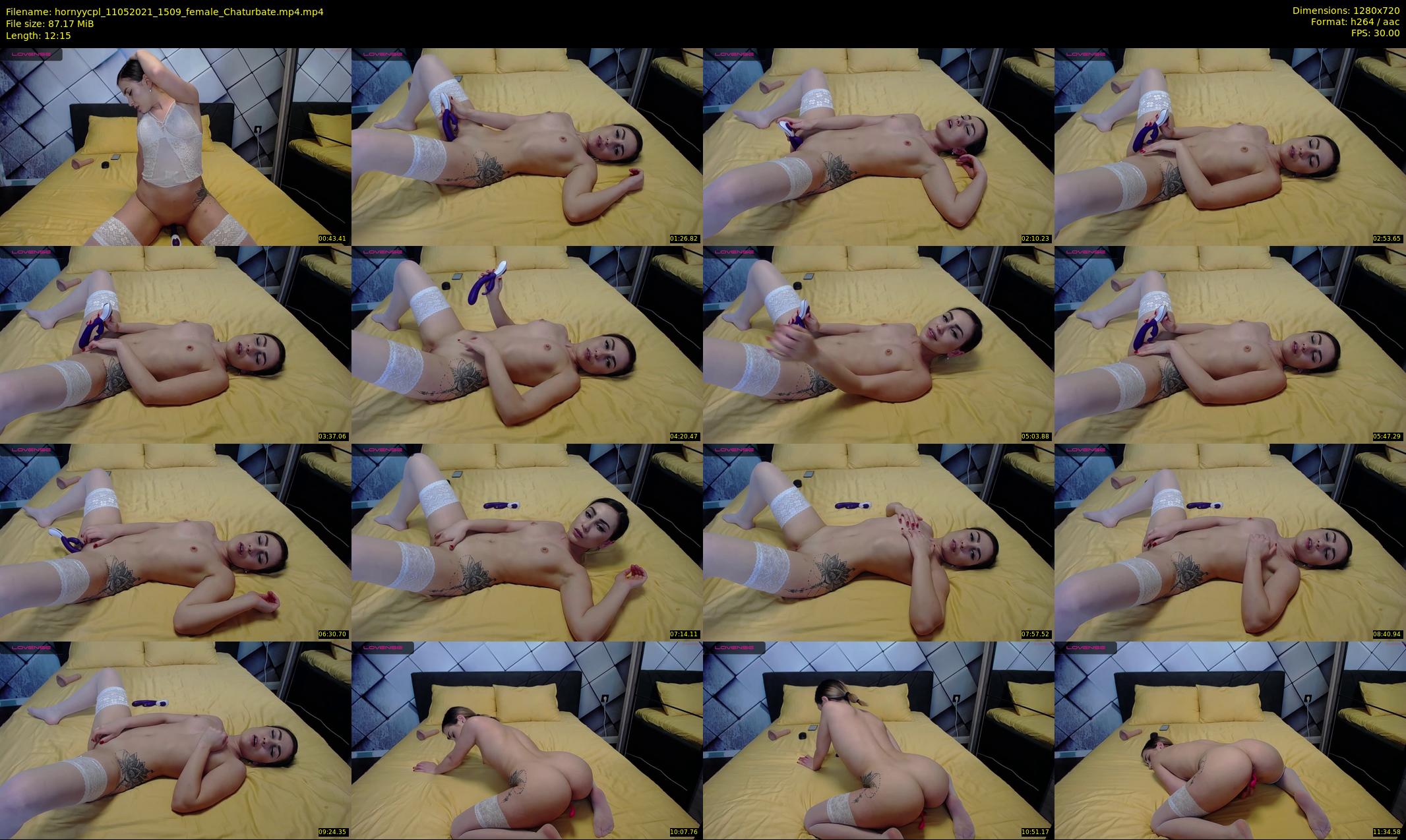 hornyycpl — 13 minute Chaturbate couple cam show recording, 720p, May 11, 2021