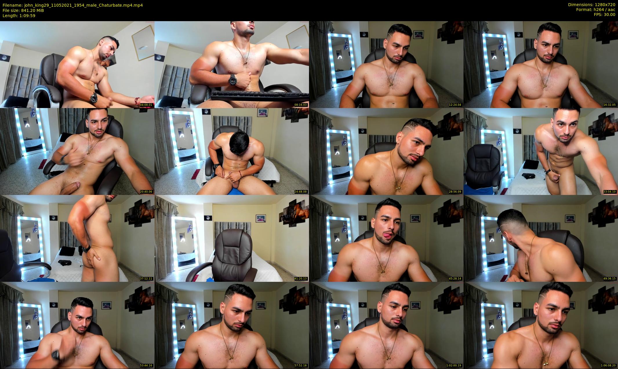 john_king29 — 70 minute Chaturbate male cam show recording, 720p, May 11, 2021