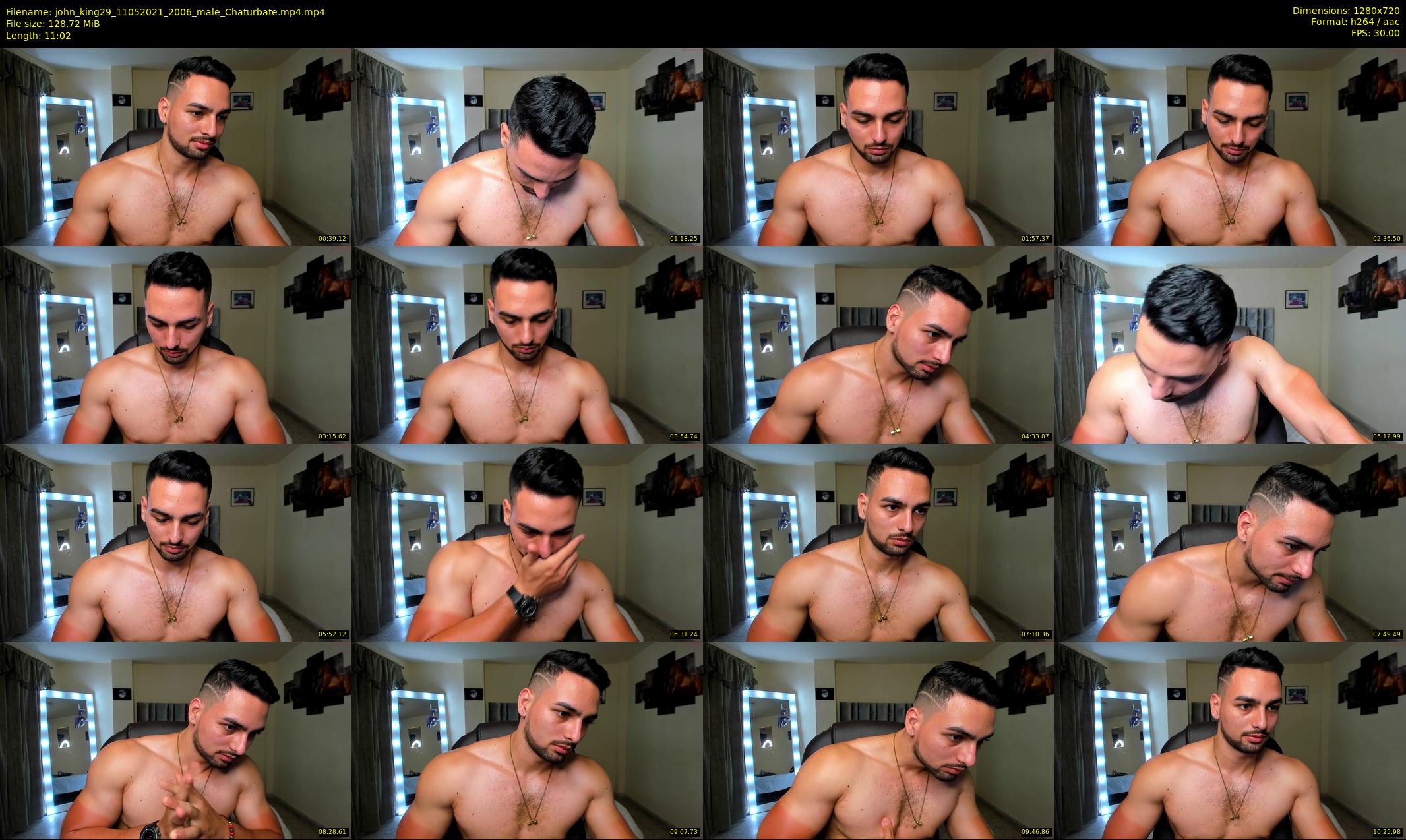 john_king29 — 12 minute Chaturbate male cam show recording, 720p, May 11, 2021
