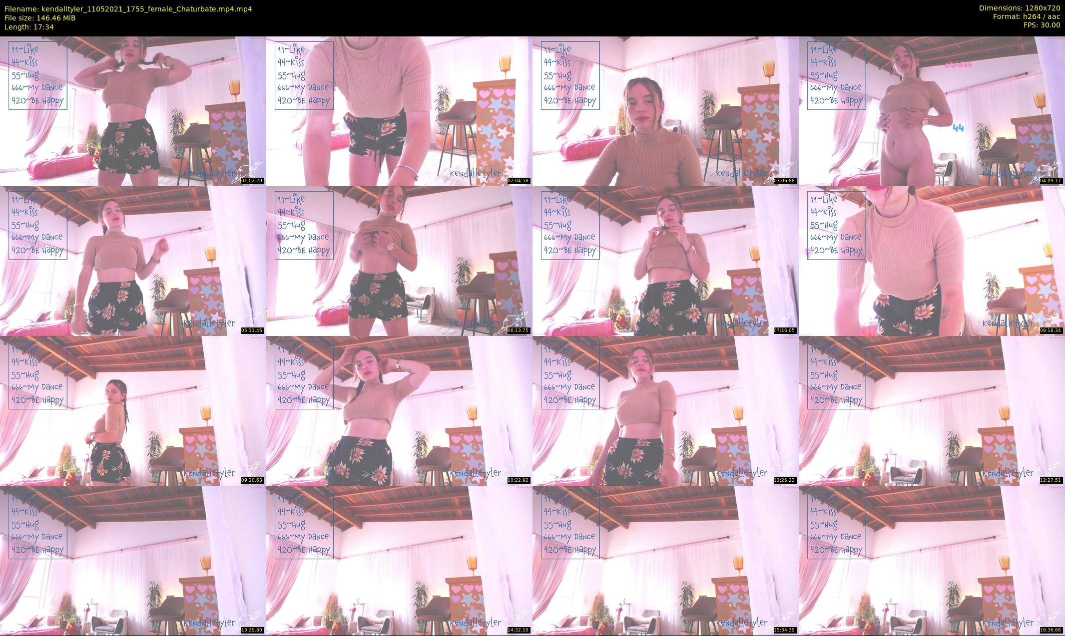 kendalltyler — 18 minute Chaturbate female cam show recording, 720p, May 11, 2021