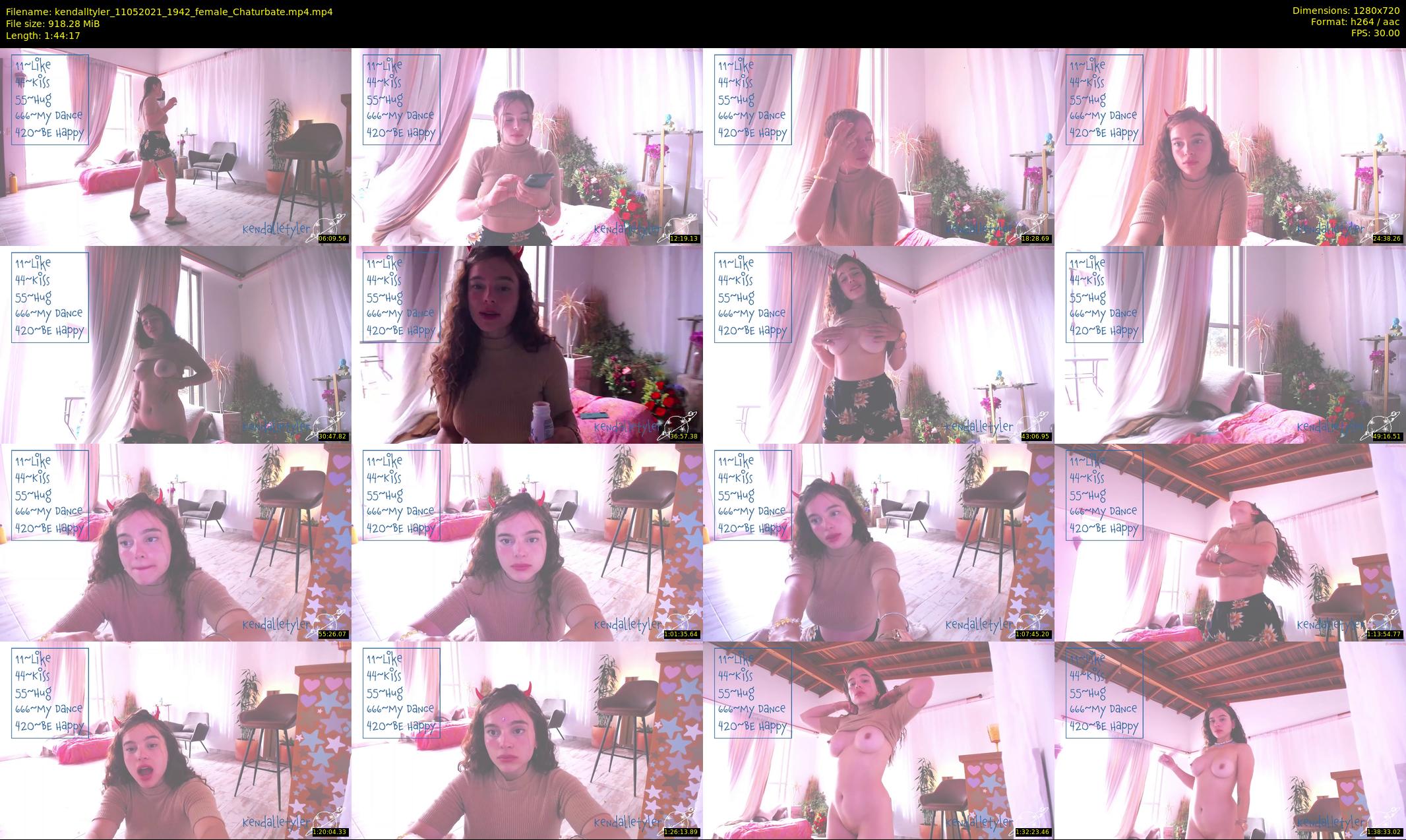 kendalltyler — 105 minute Chaturbate female cam show recording, 720p, May 11, 2021