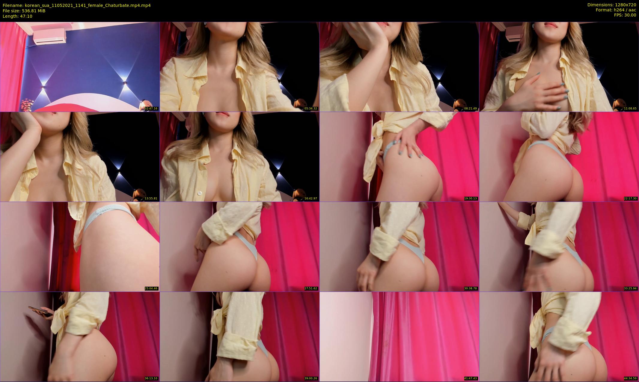 korean_sua — 48 minute Chaturbate female cam show recording, 720p, May 11, 2021