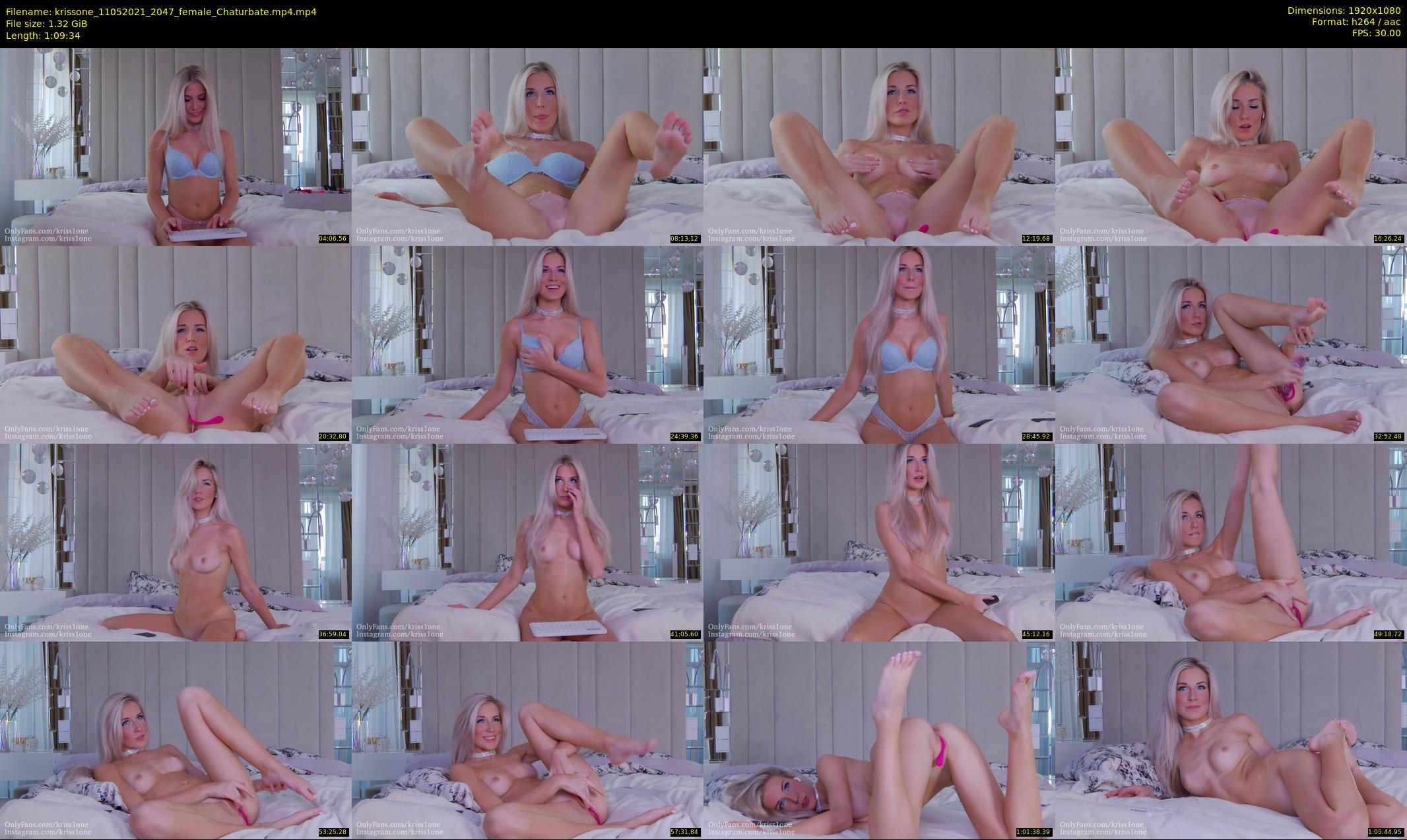 krissone — 70 minute Chaturbate female cam show recording, 1080p, May 11, 2021