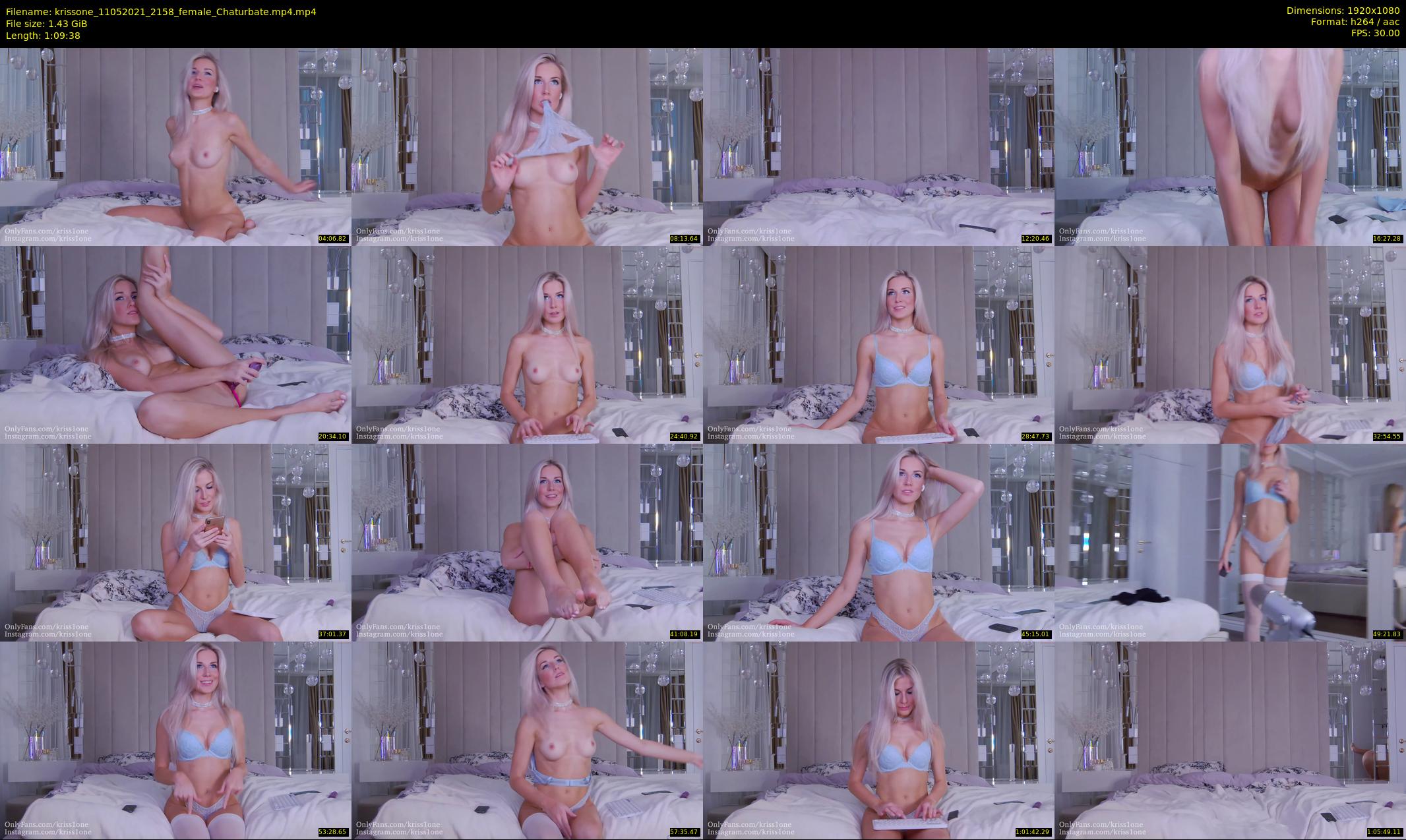 krissone — 70 minute Chaturbate female cam show recording, 1080p, May 11, 2021