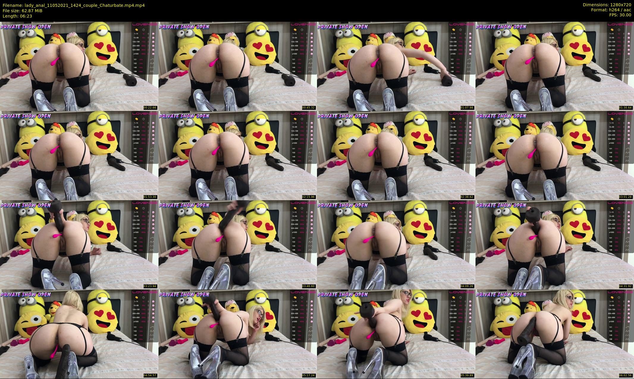lady_anal — 7 minute Chaturbate female cam show recording, 720p, May 11, 2021