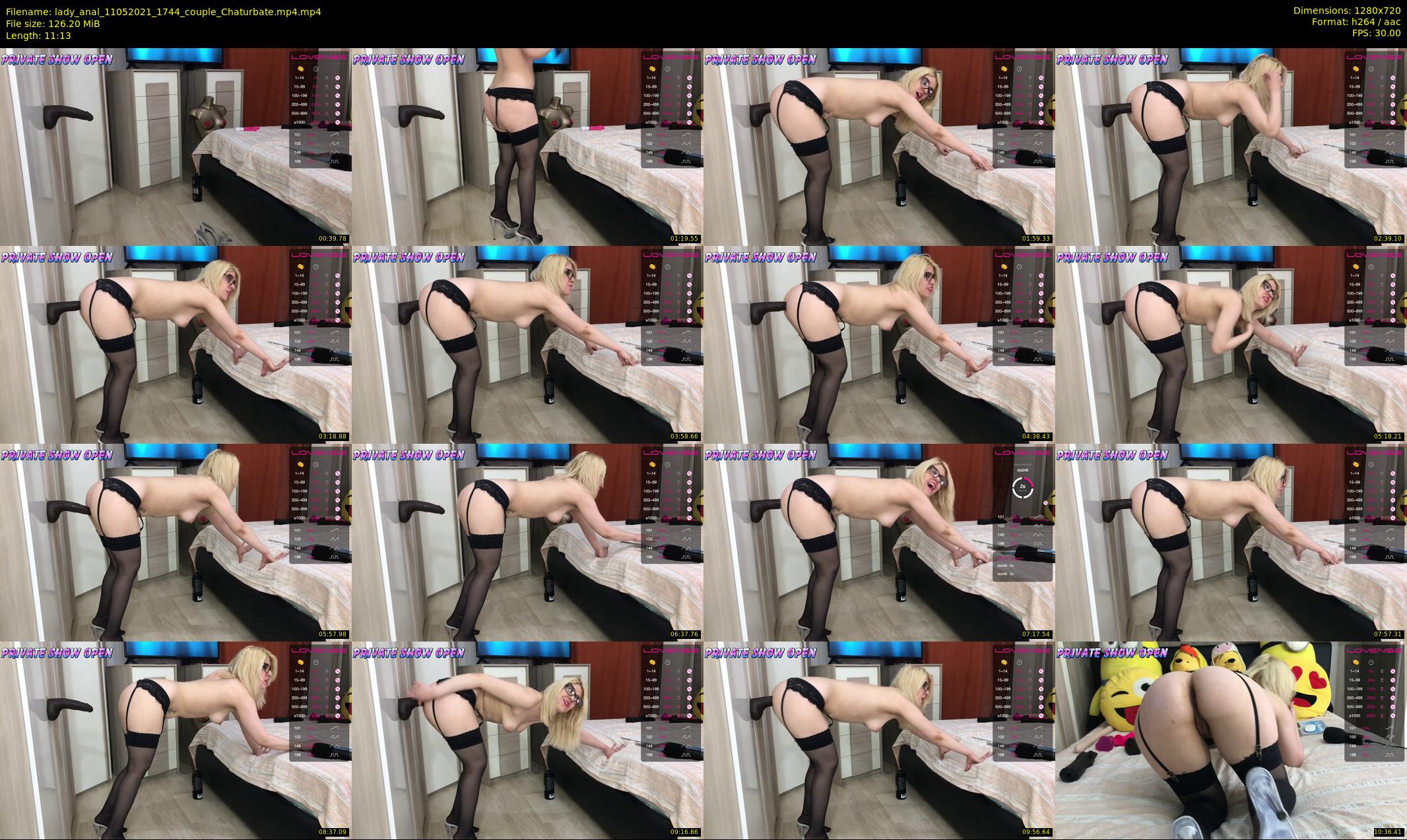 lady_anal — 12 minute Chaturbate female cam show recording, 720p, May 11, 2021