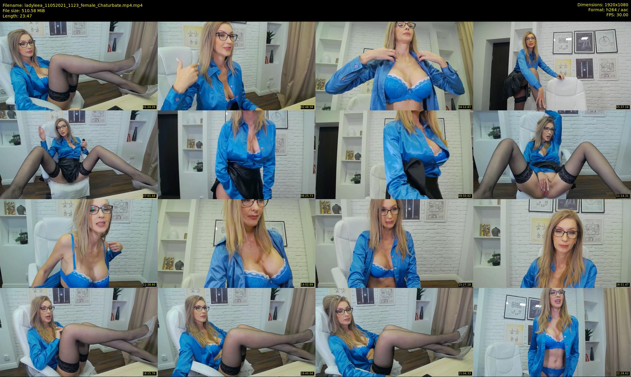 ladyleea — 24 minute Chaturbate female cam show recording, 1080p, May 11, 2021
