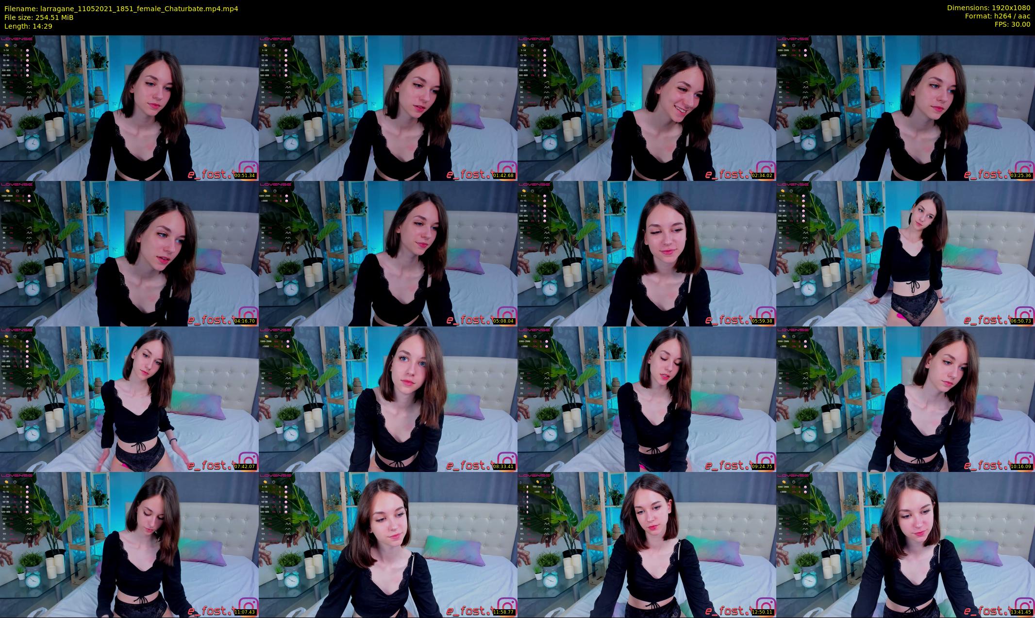 larragane — 15 minute Chaturbate couple cam show recording, 1080p, May 11, 2021