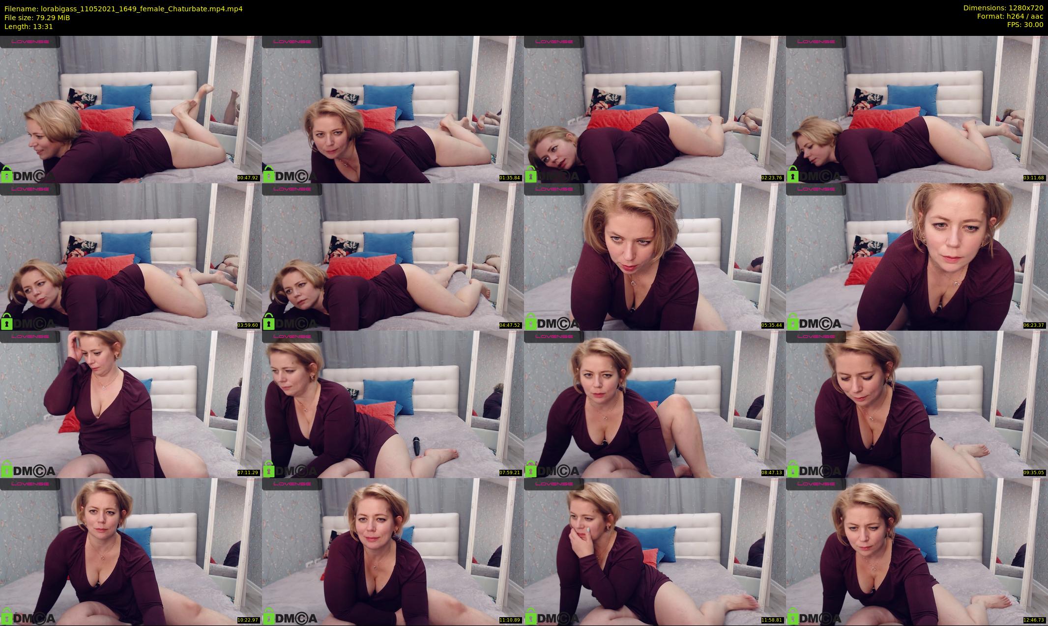lorabigass — 14 minute Chaturbate female cam show recording, 720p, May 11, 2021