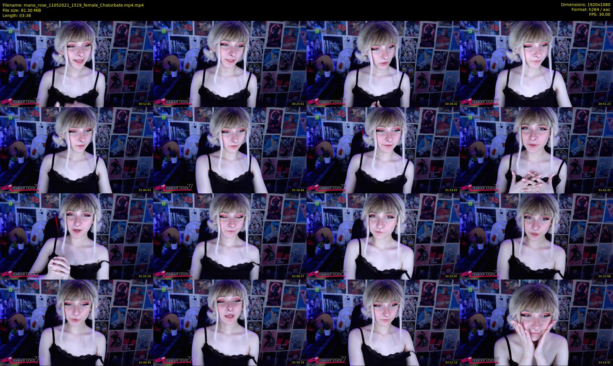 mana_rose — 4 minute Chaturbate female cam show recording, 1080p, May 11, 2021