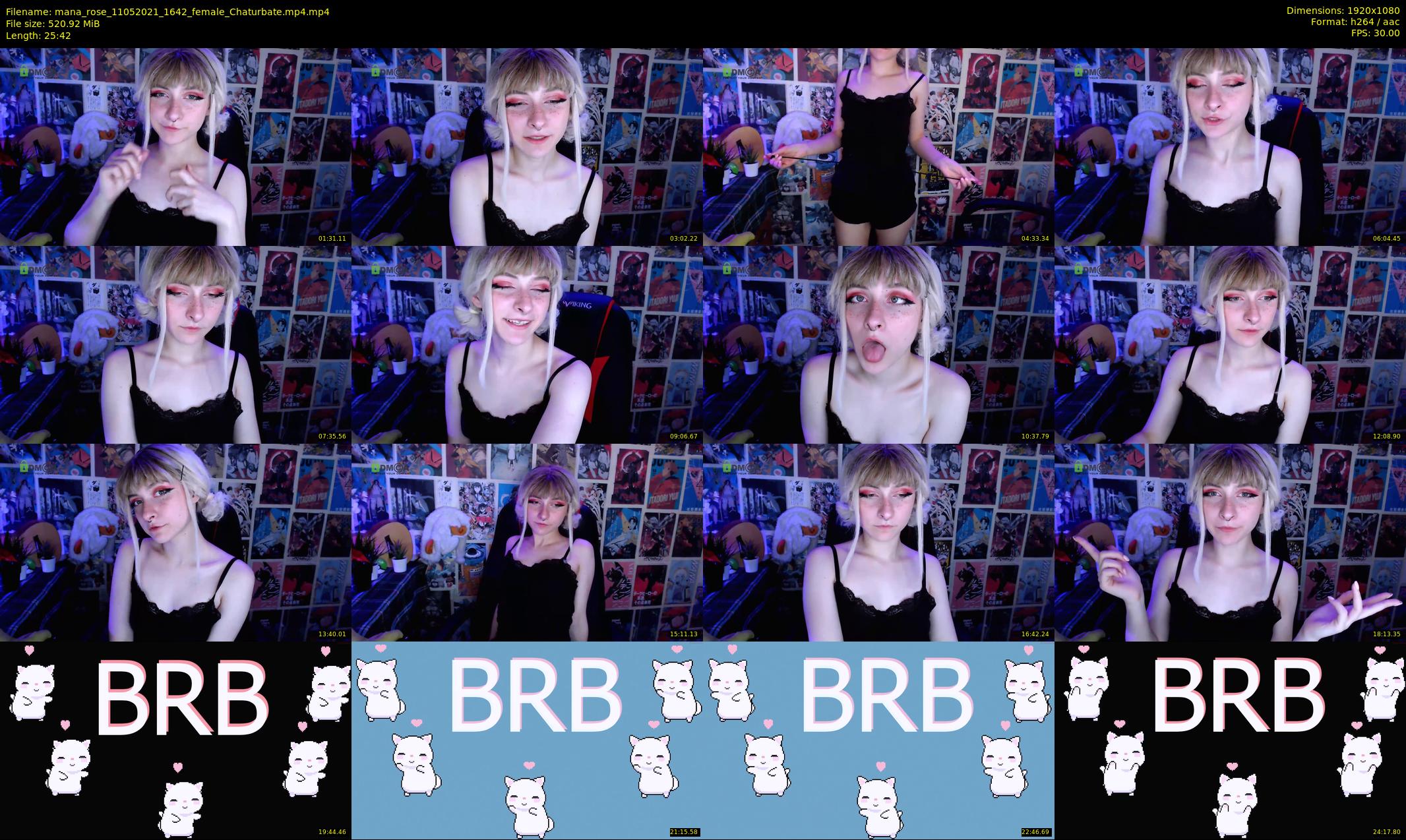mana_rose — 26 minute Chaturbate female cam show recording, 1080p, May 11, 2021