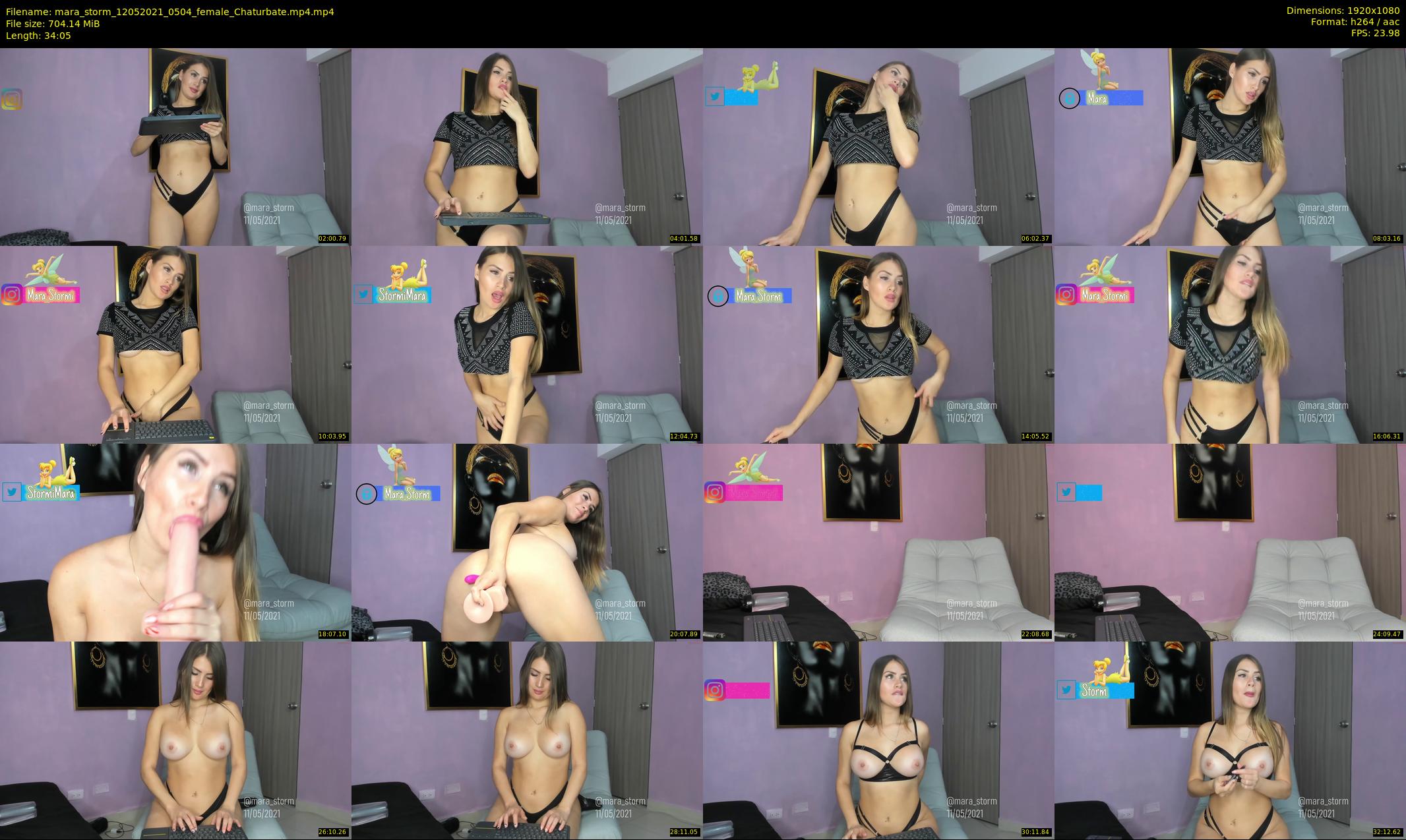 mara_storm — 35 minute Chaturbate female cam show recording, 1080p, May 12, 2021