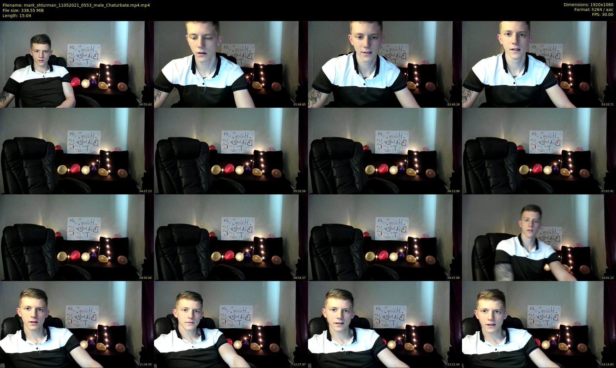 mark_shturman — 16 minute Chaturbate male cam show recording, 1080p, May 11, 2021