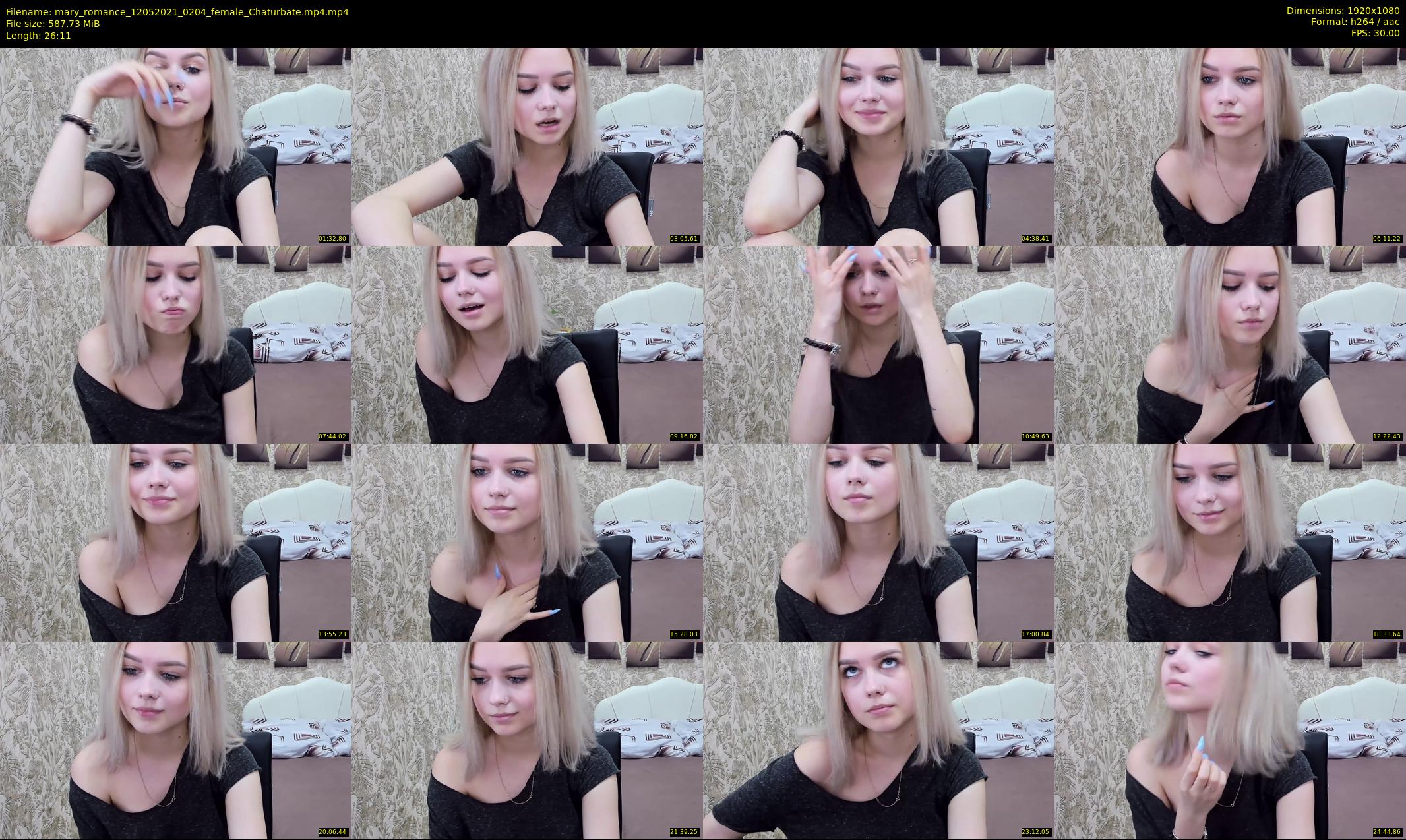 mary_romance — 27 minute Chaturbate female cam show recording, 1080p, May 12, 2021