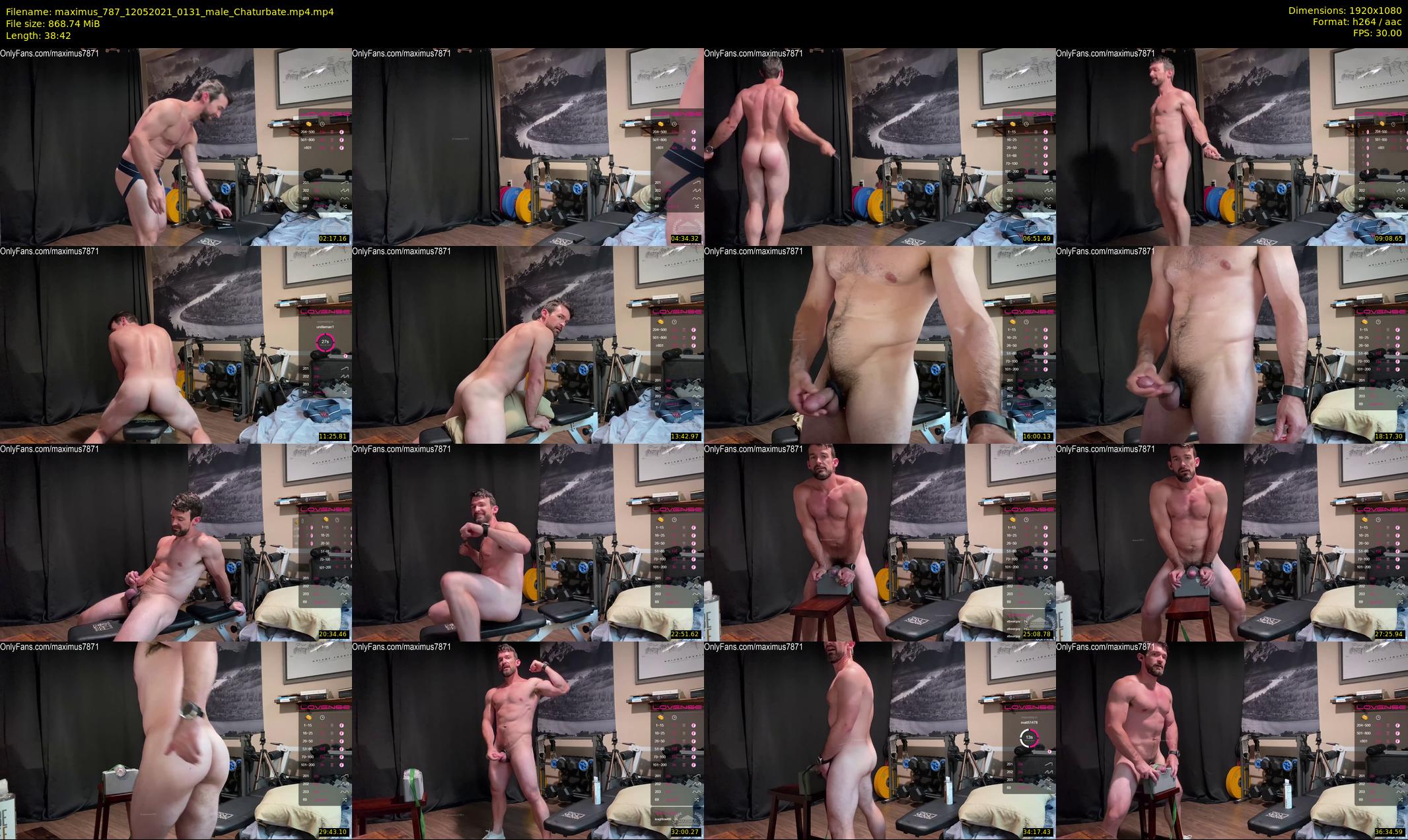 maximus_787 — 39 minute Chaturbate male cam show recording, 1080p, May 12, 2021