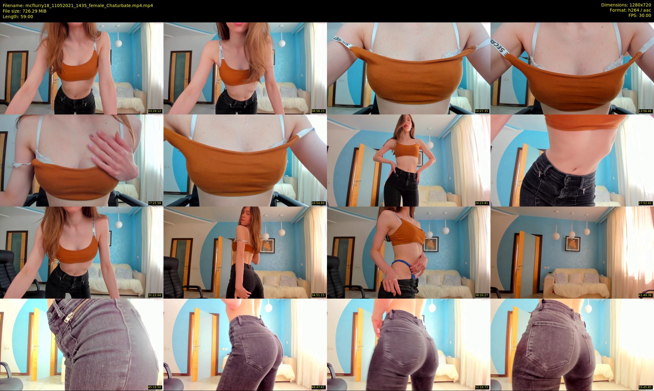 mcflurry18 — 59 minute Chaturbate female cam show recording, 720p, May 11, 2021