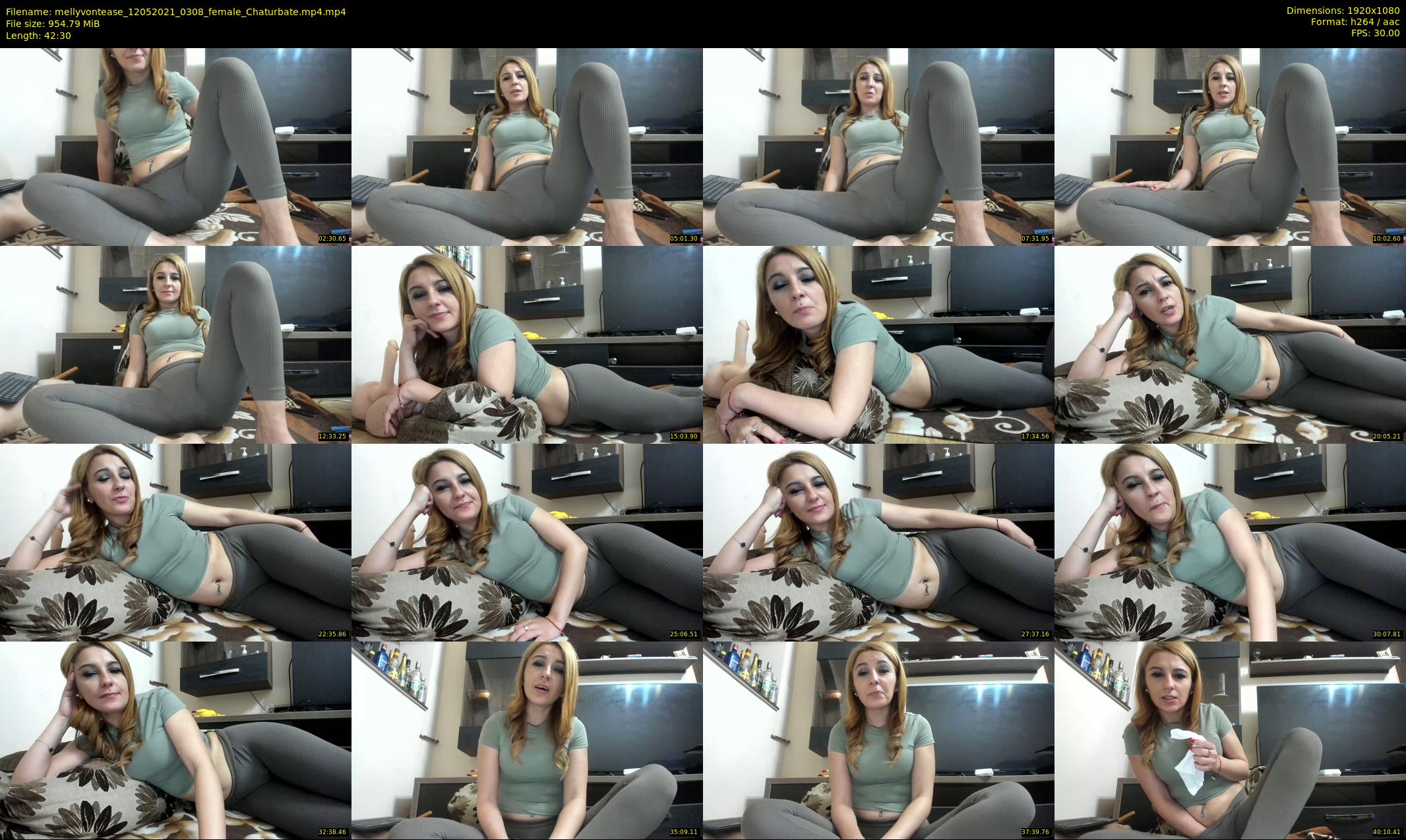 mellyvontease — 43 minute Chaturbate female cam show recording, 1080p, May 12, 2021