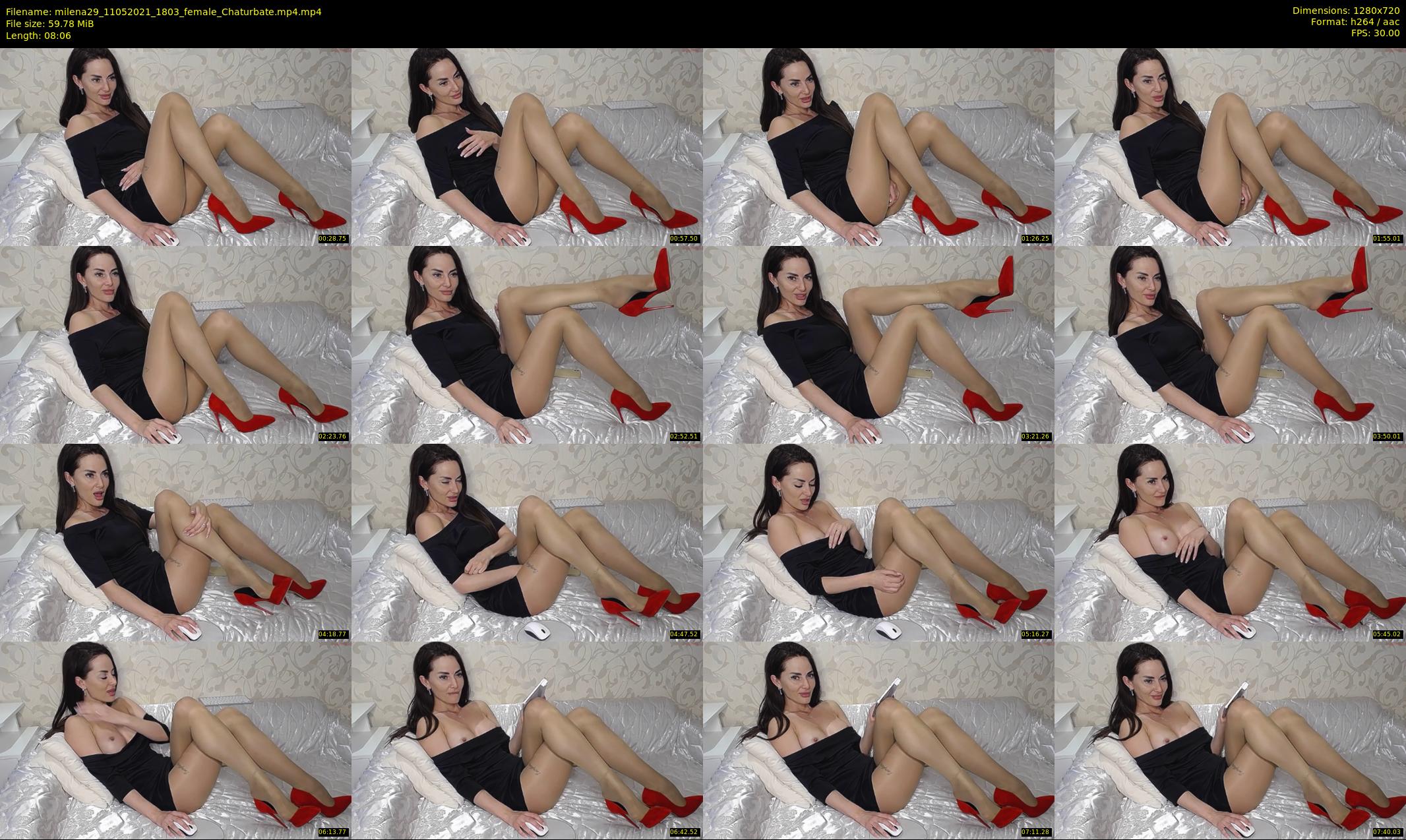milena29 — 9 minute Chaturbate female cam show recording, 720p, May 11, 2021