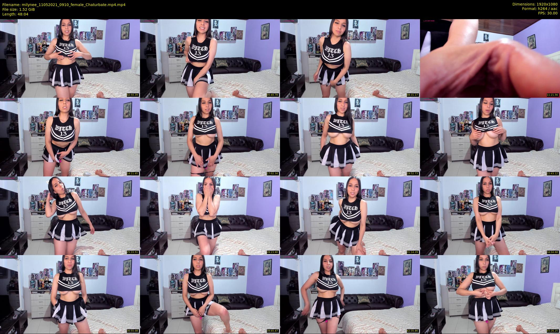 milynee — 49 minute Chaturbate female cam show recording, 1080p, May 11, 2021