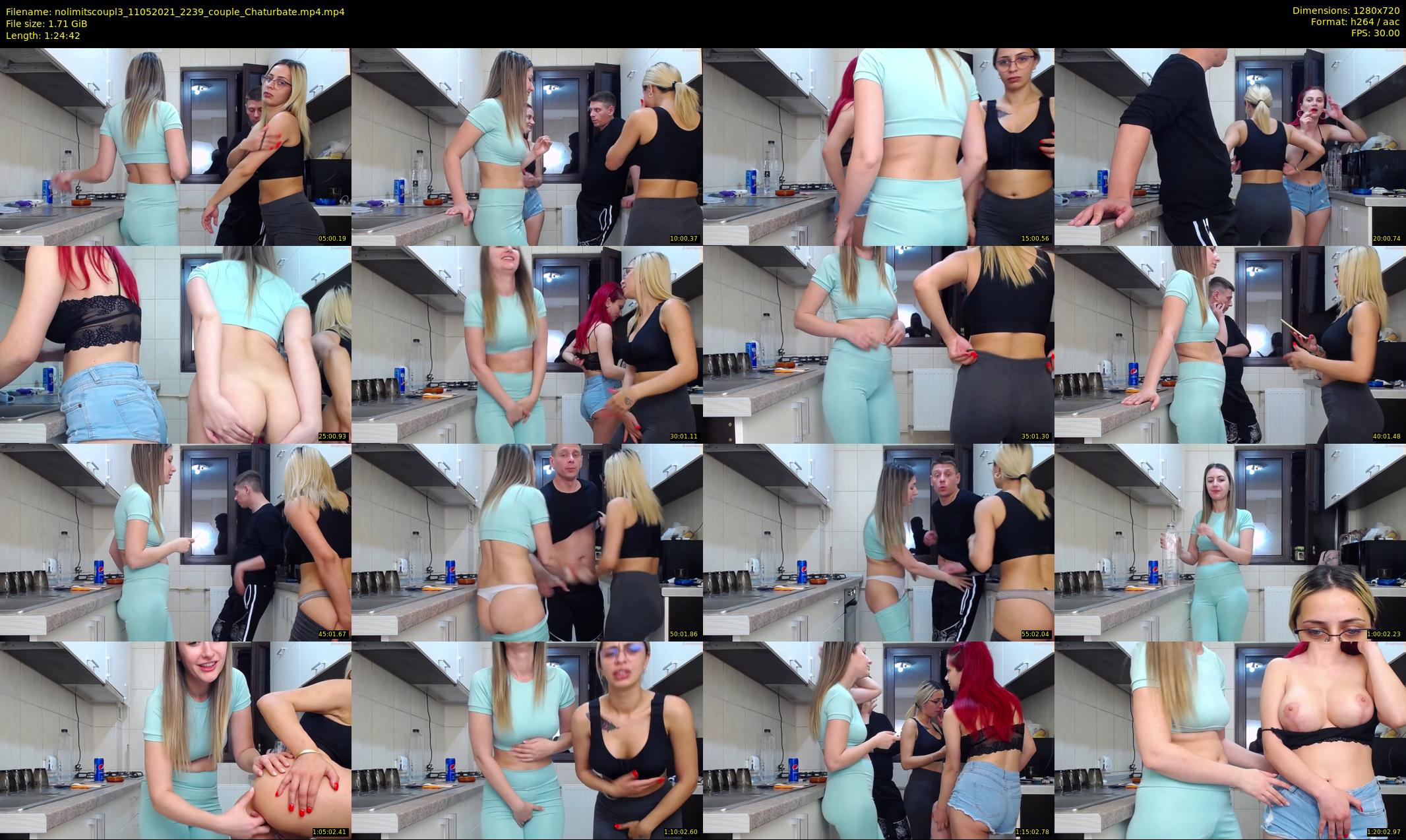 nolimitscoupl3 — 85 minute Chaturbate couple cam show recording, 720p, May 11, 2021