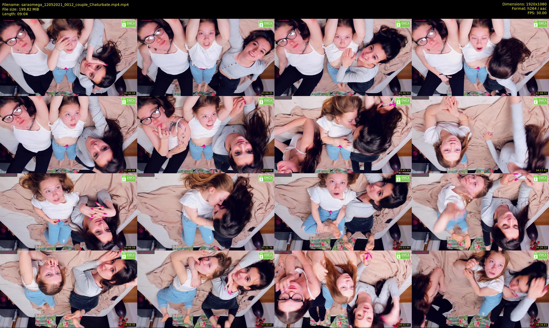 saraomega — 10 minute Chaturbate couple cam show recording, 1080p, May 12, 2021
