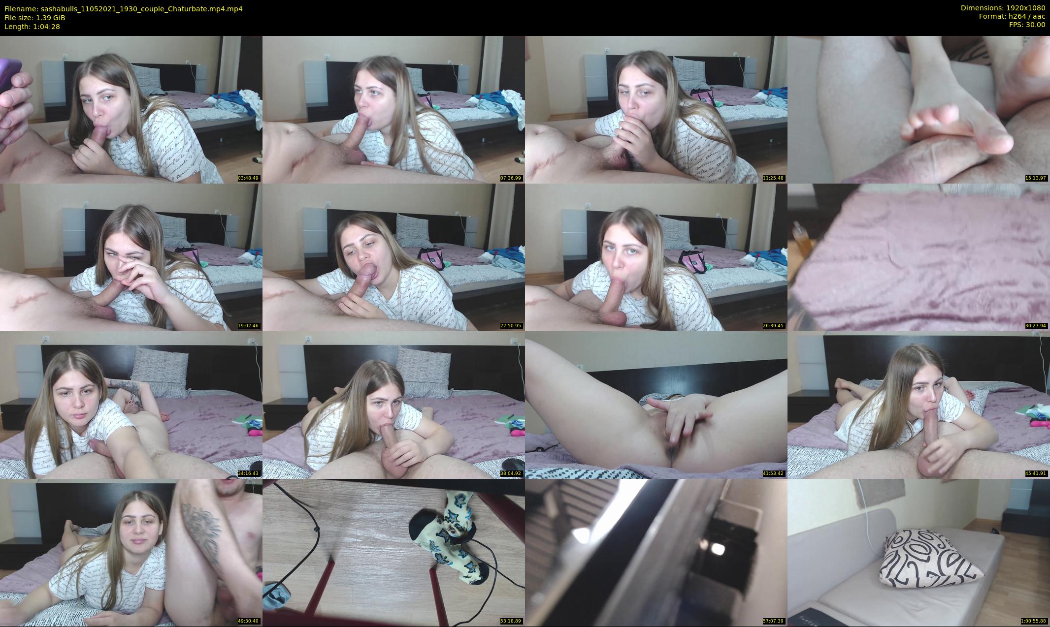 sashabulls — 65 minute Chaturbate couple cam show recording, 1080p, May 11, 2021