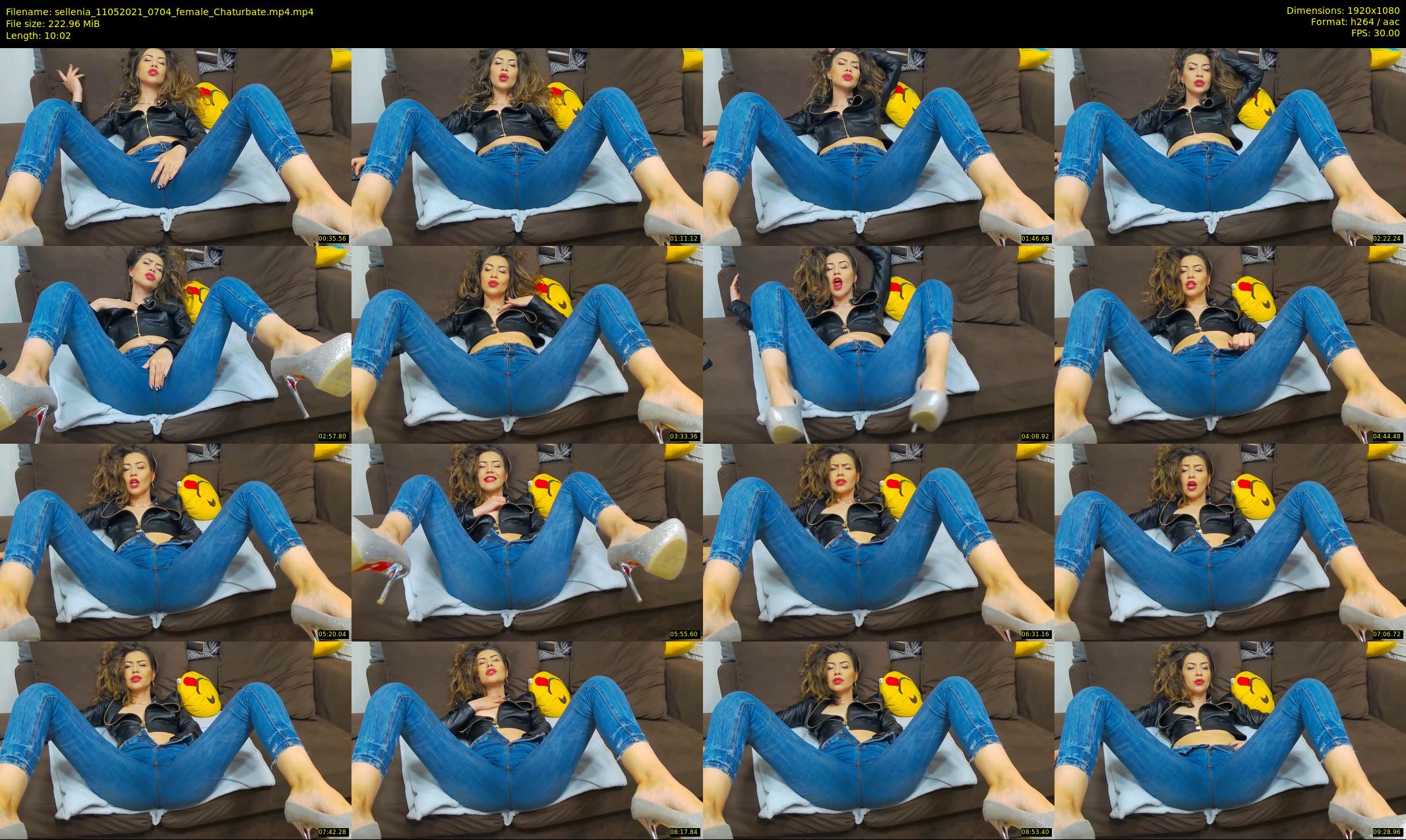 sellenia — 11 minute Chaturbate female cam show recording, 1080p, May 11, 2021