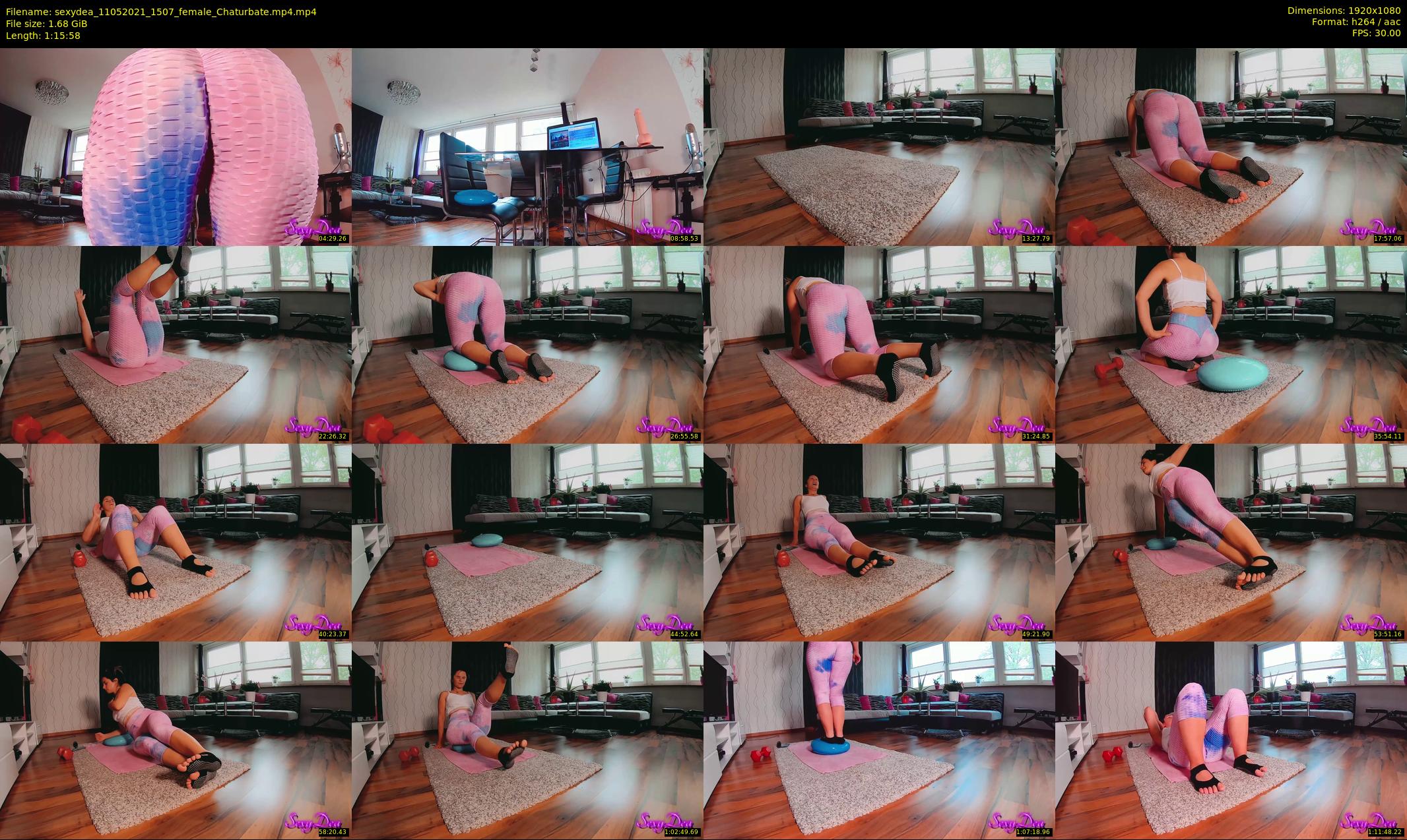 sexydea — 76 minute Chaturbate female cam show recording, 1080p, May 11, 2021