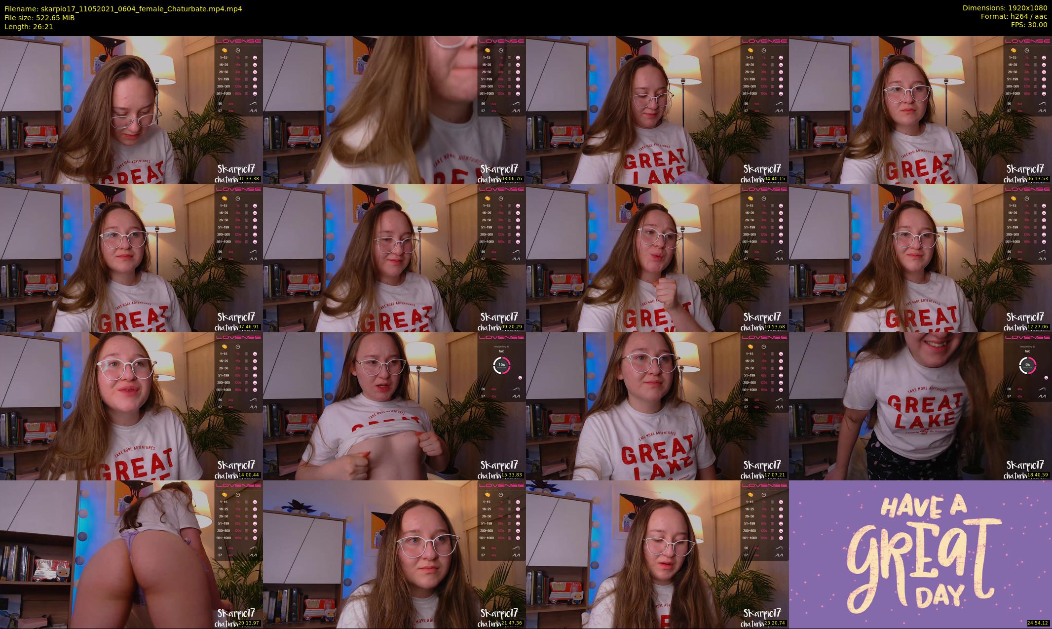 skarpio17 — 27 minute Chaturbate female cam show recording, 1080p, May 11, 2021