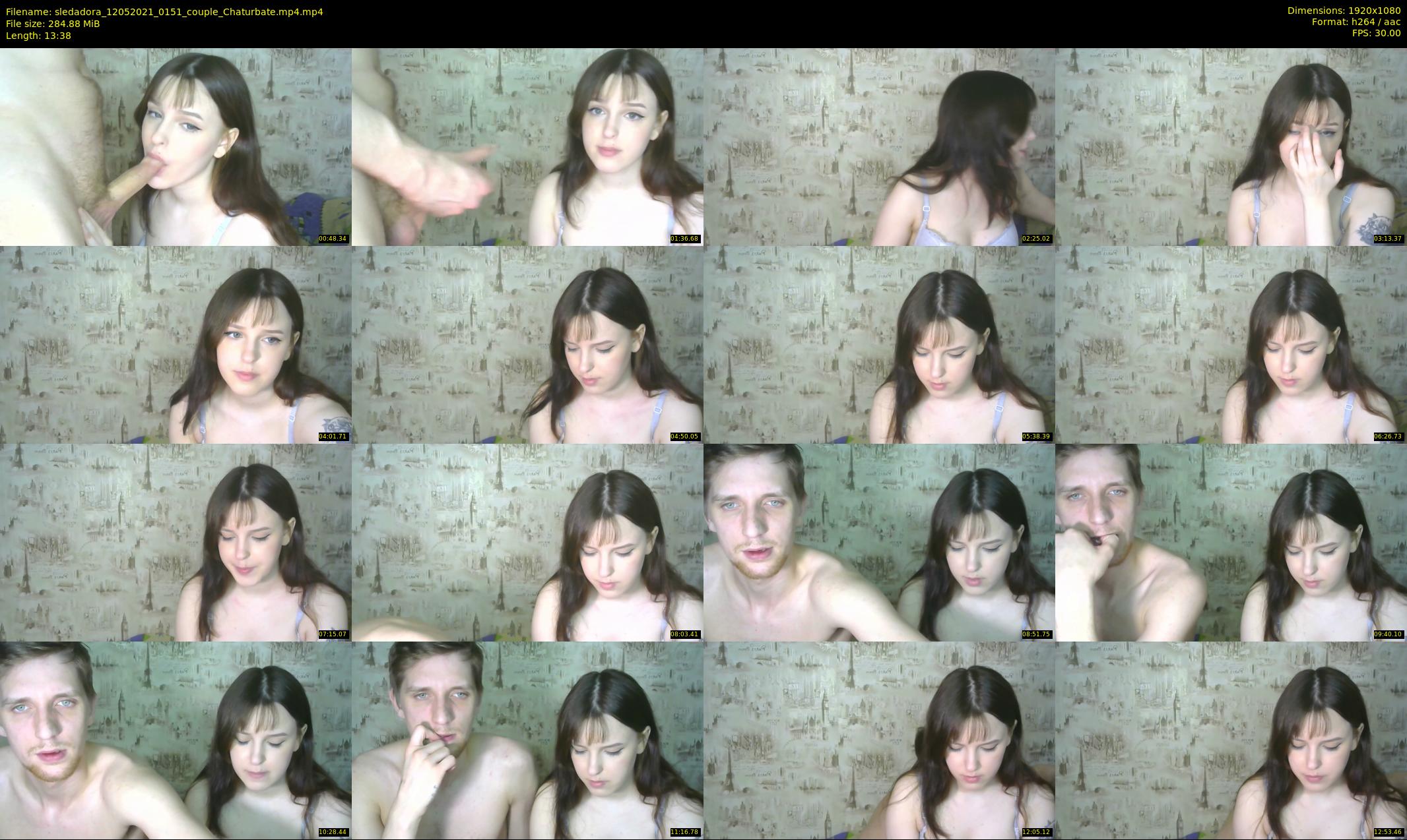 sledadora — 14 minute Chaturbate couple cam show recording, 1080p, May 12, 2021
