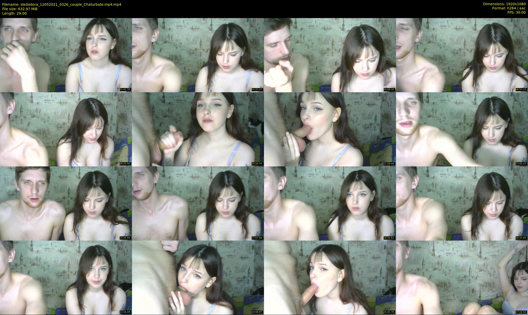 sledadora — 29 minute Chaturbate couple cam show recording, 1080p, May 12, 2021