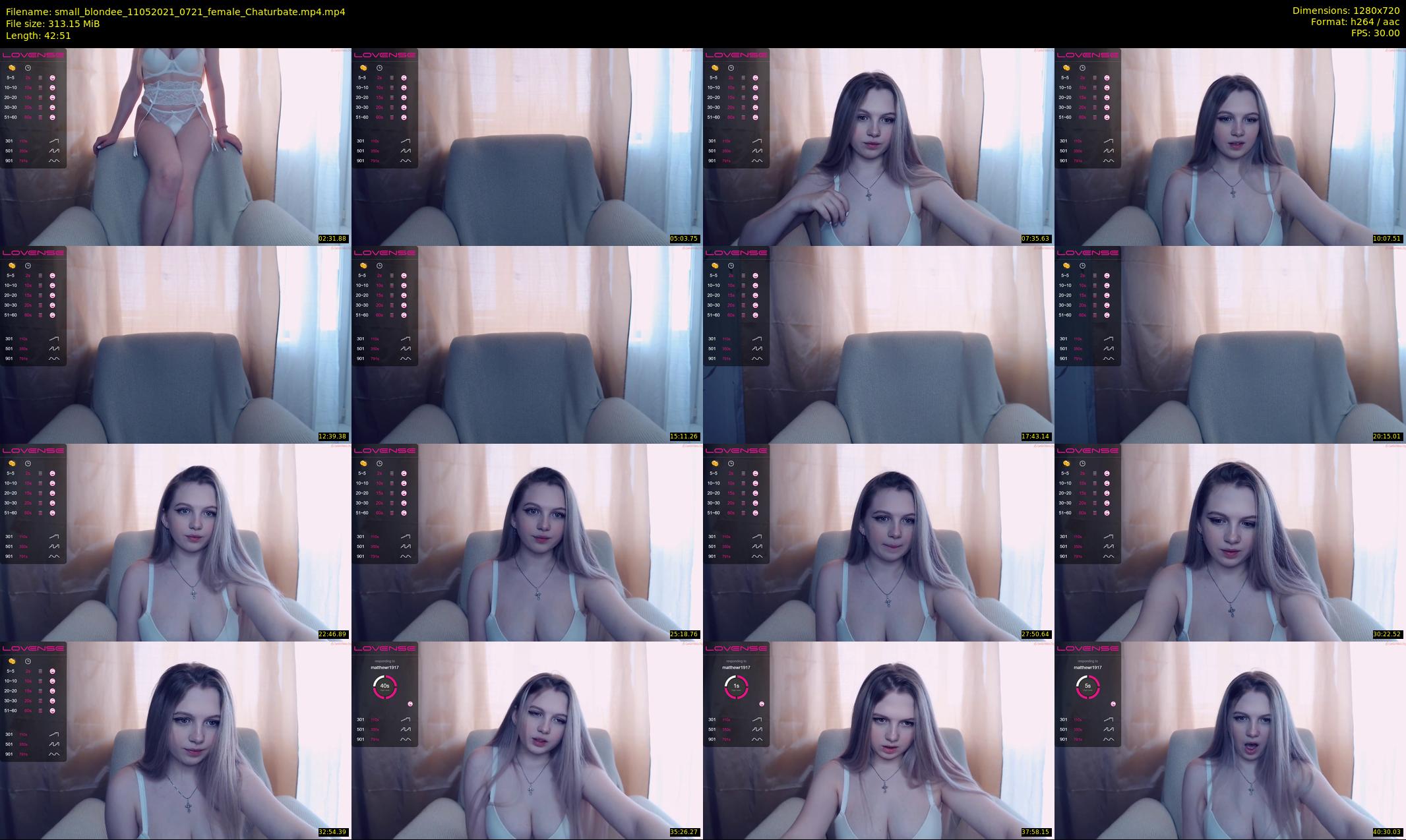 small_blondee — 43 minute Chaturbate female cam show recording, 720p, May 11, 2021